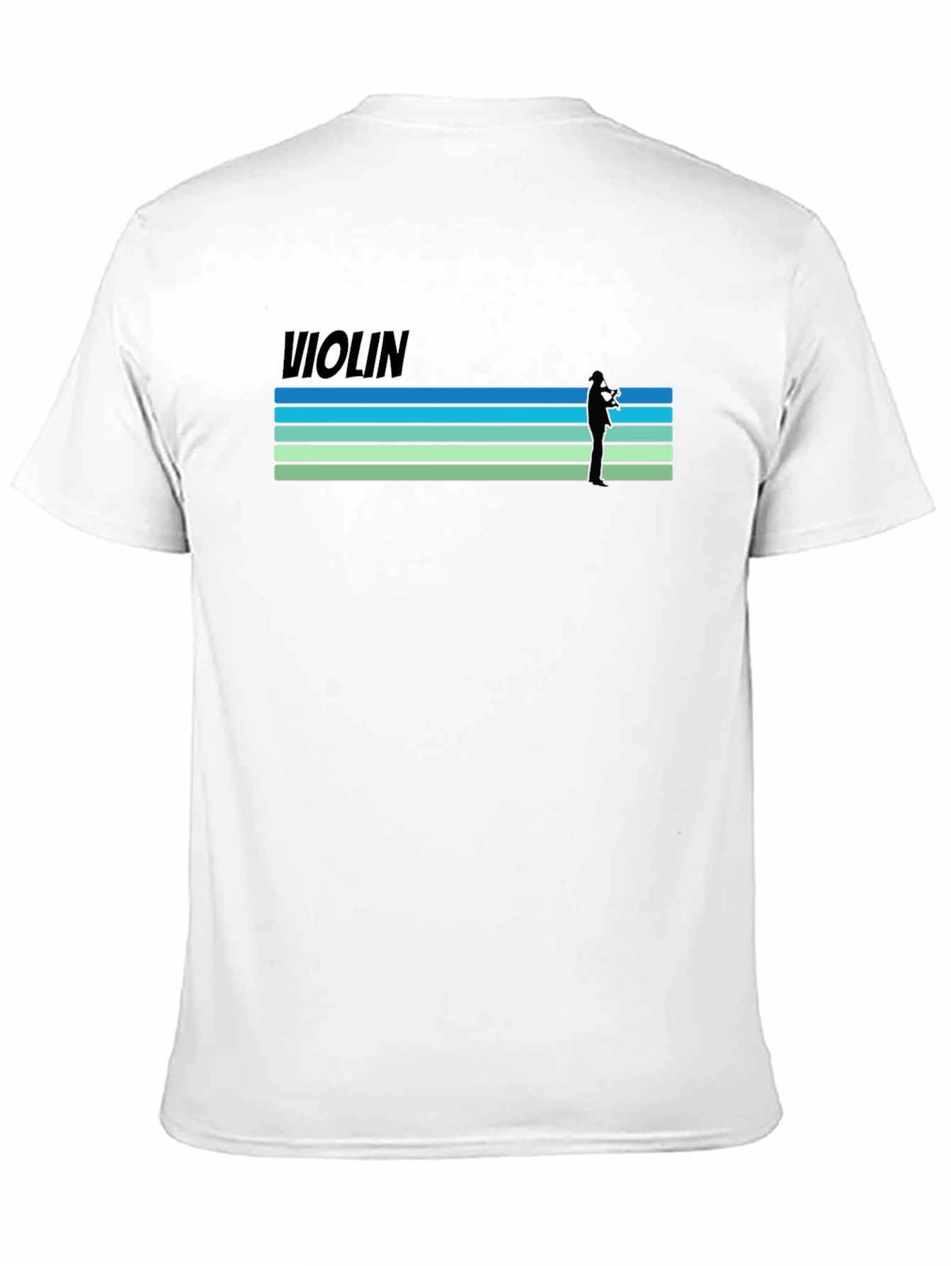 Violin Retro Style T-Shirt - Music Lover Tee
