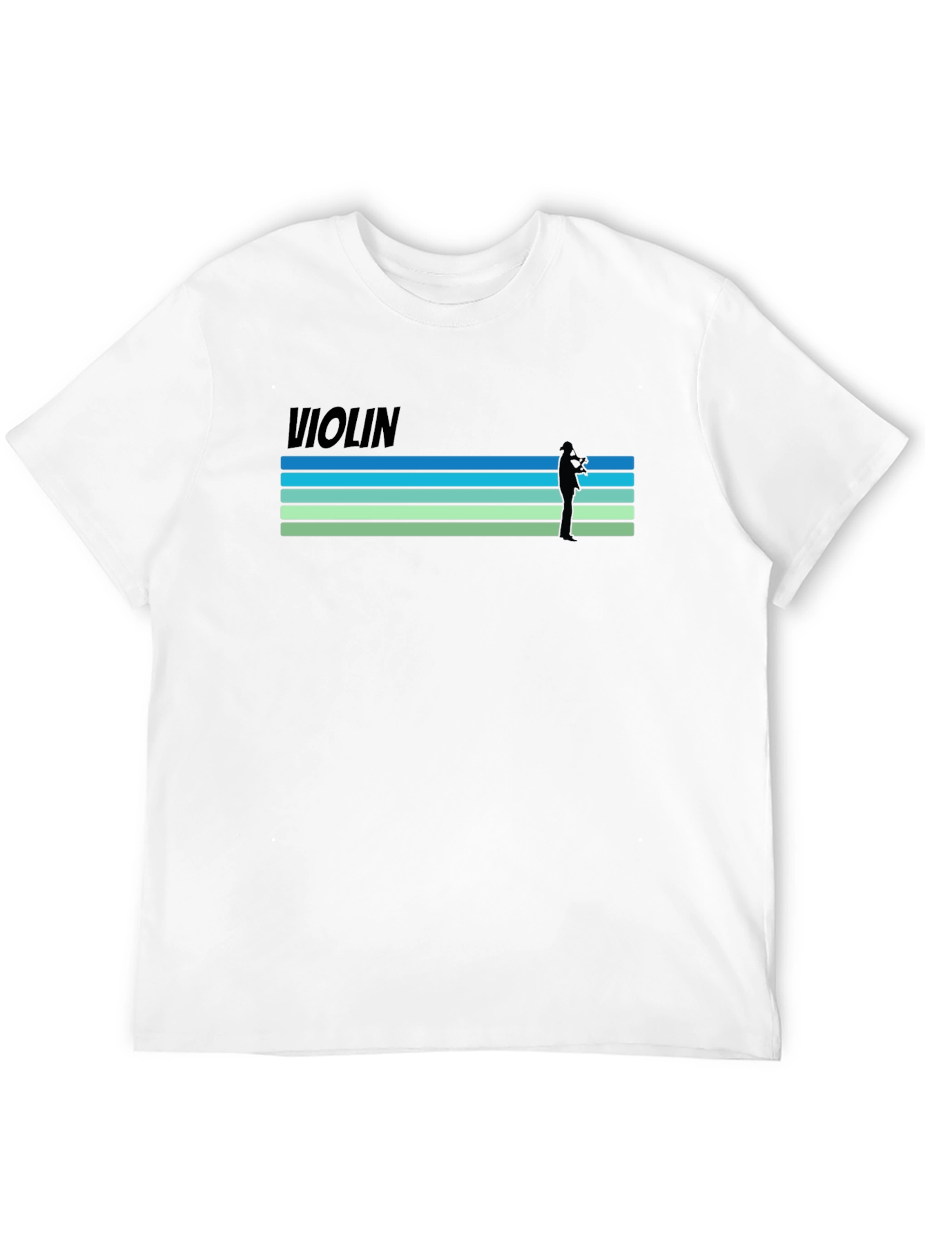 Violin Retro Style T-Shirt - Music Lover Tee