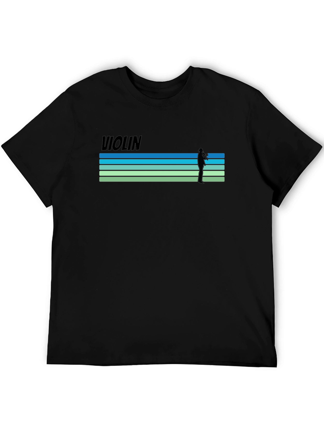 Violin Retro Style T-Shirt - Music Lover Tee