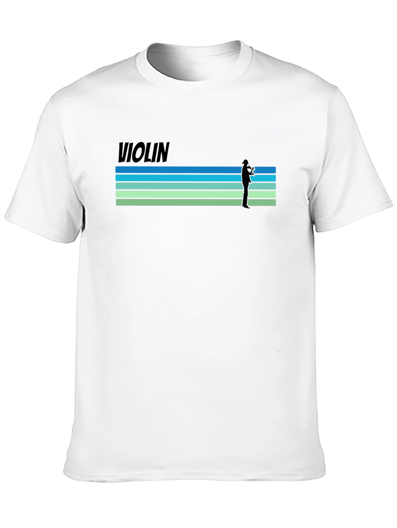 Violin Retro Style T-Shirt - Music Lover Tee
