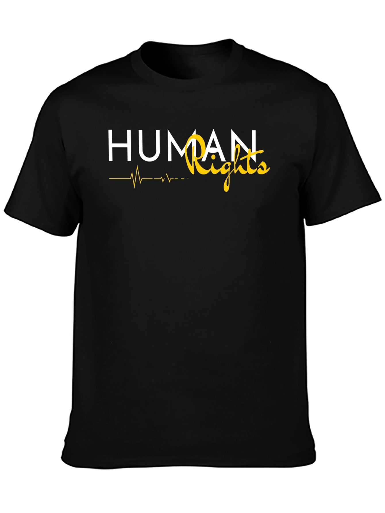 Human Rights Pulse T-Shirt - Stylish Activism