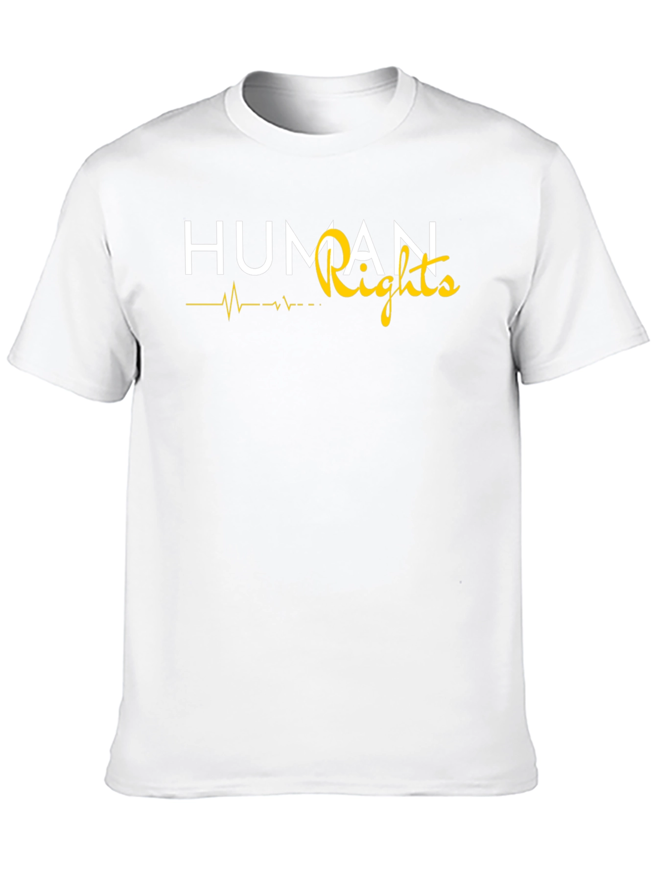 Human Rights Pulse T-Shirt - Stylish Activism