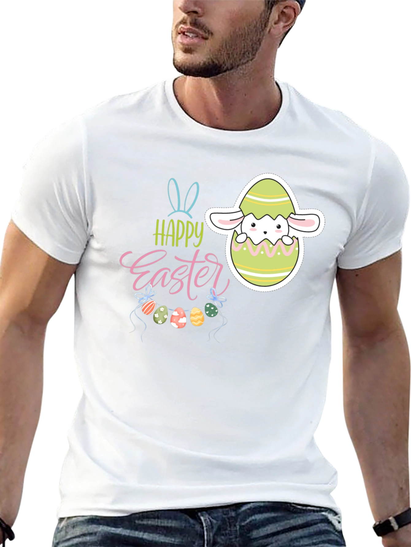 Happy Easter Bunny in Egg T-Shirt