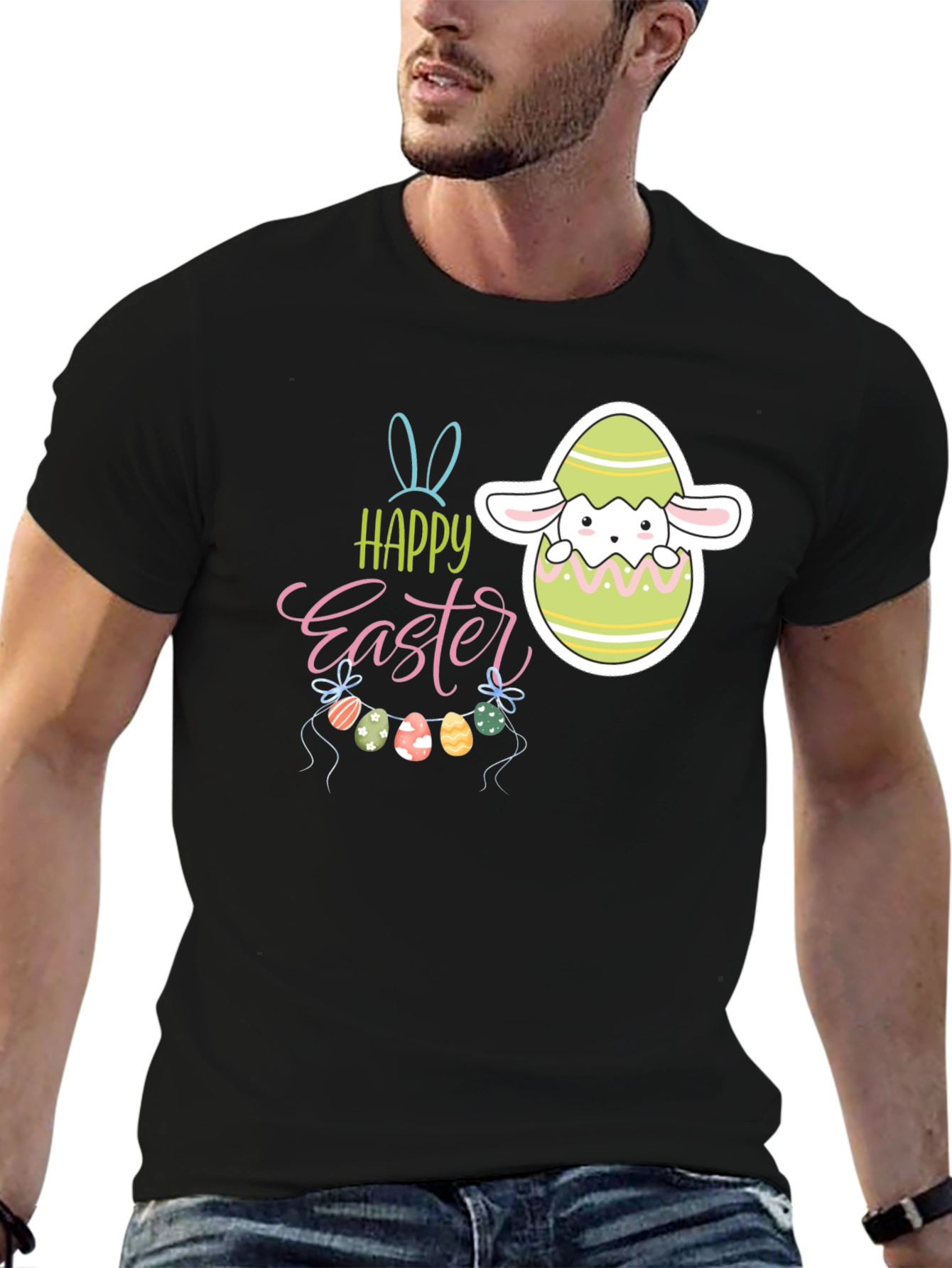 Happy Easter Bunny in Egg T-Shirt