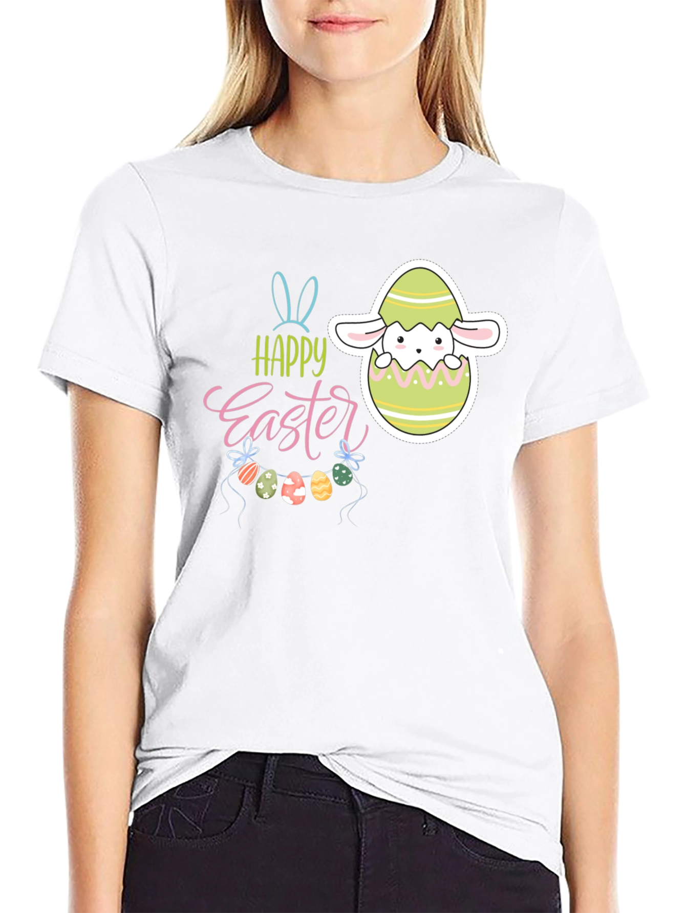 Happy Easter Bunny in Egg T-Shirt