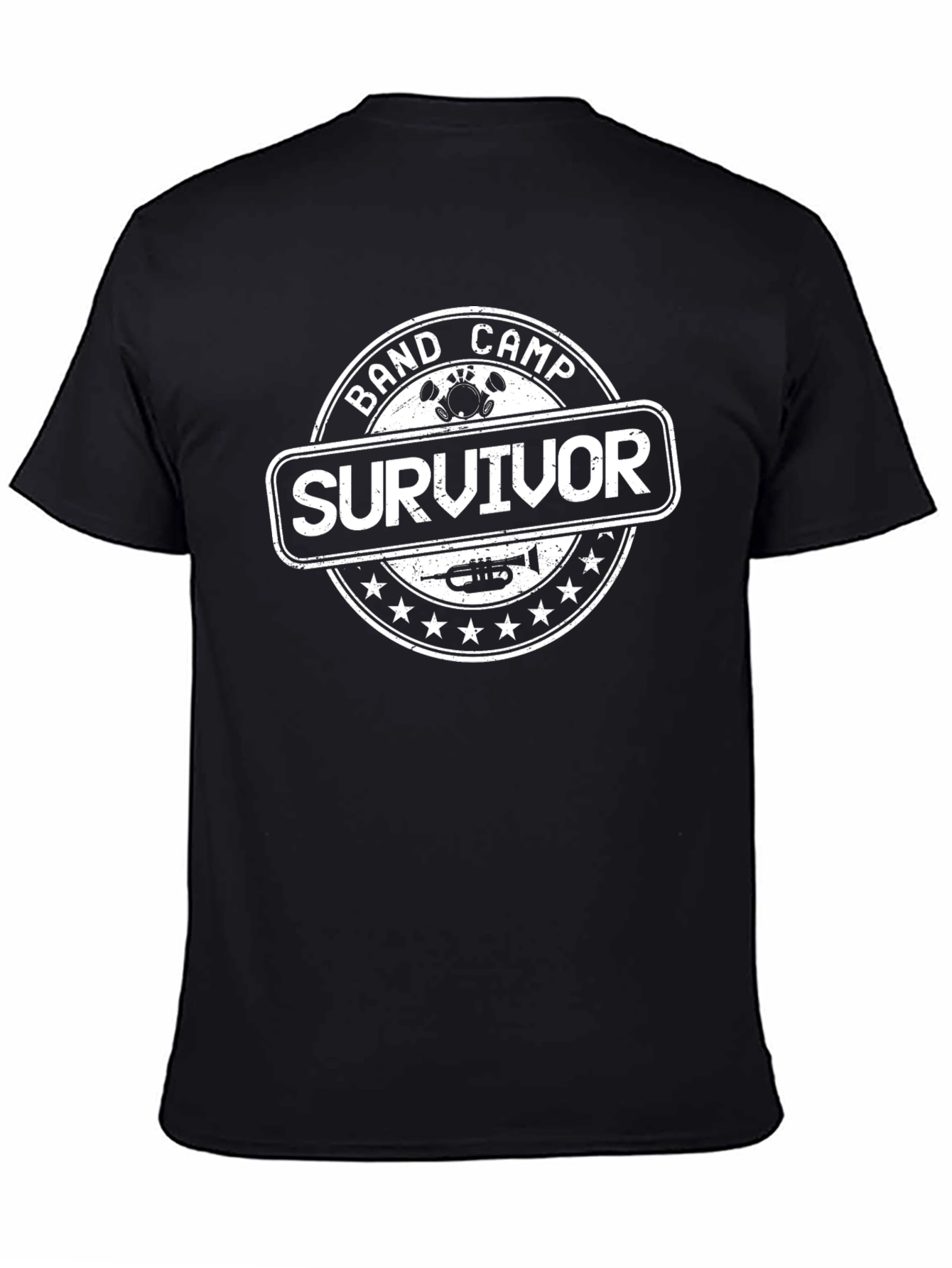 Band Camp Survivor Graphic T-Shirt - Black