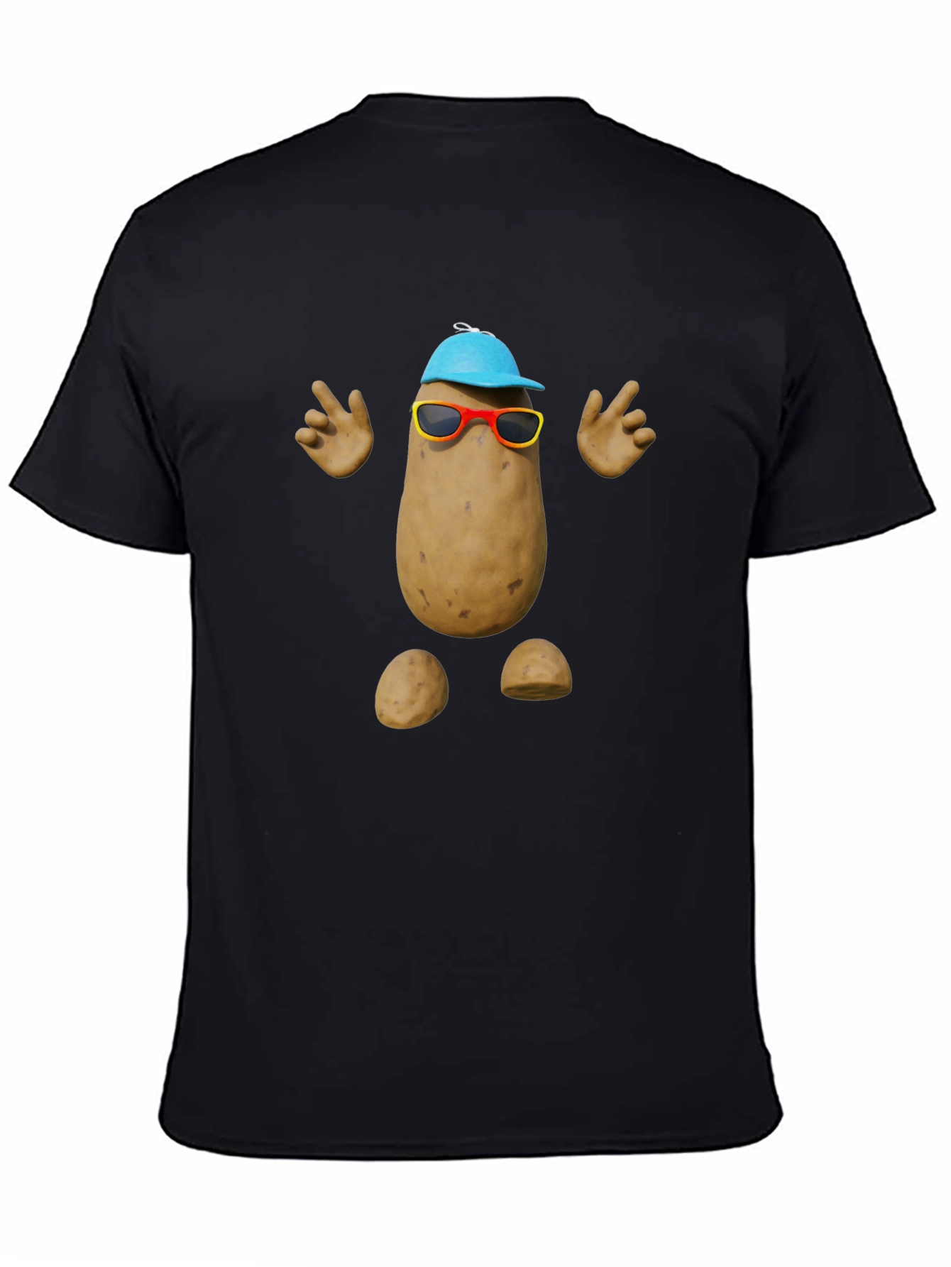 Funny Potato Graphic Tee - Quirky Humor T-Shirt