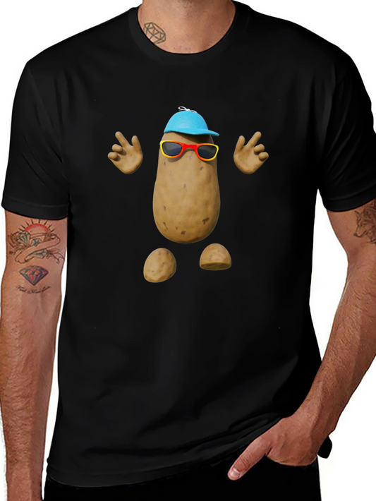 Funny Potato Graphic Tee - Quirky Humor T-Shirt