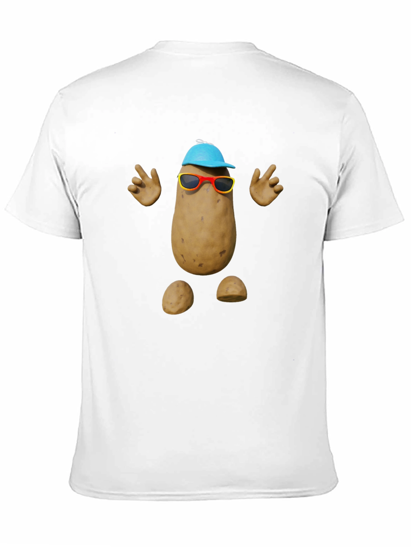 Funny Potato Graphic Tee - Quirky Humor T-Shirt