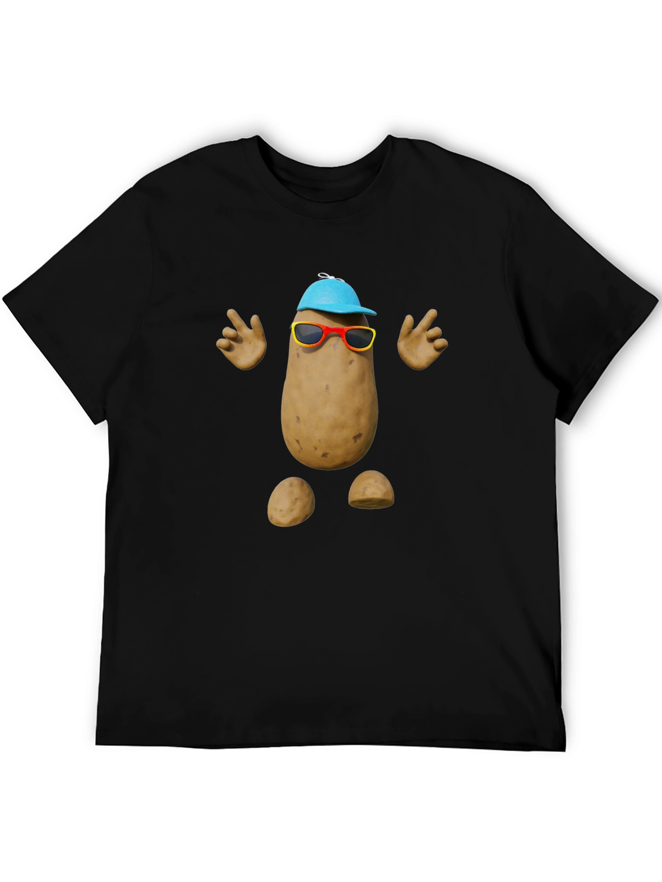Funny Potato Graphic Tee - Quirky Humor T-Shirt