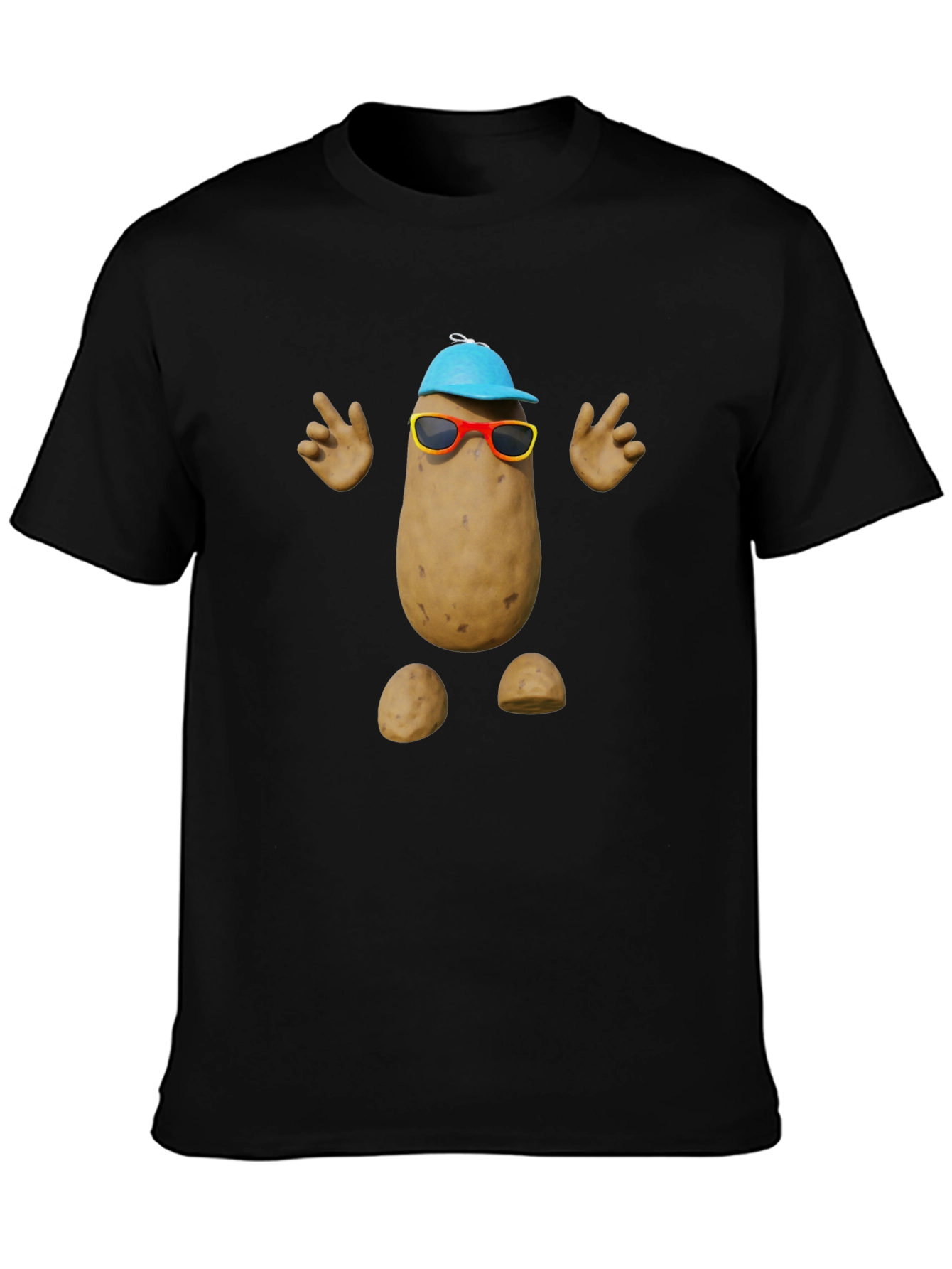 Funny Potato Graphic Tee - Quirky Humor T-Shirt