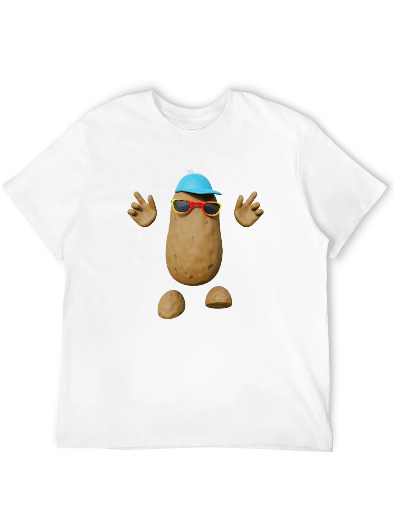 Funny Potato Graphic Tee - Quirky Humor T-Shirt