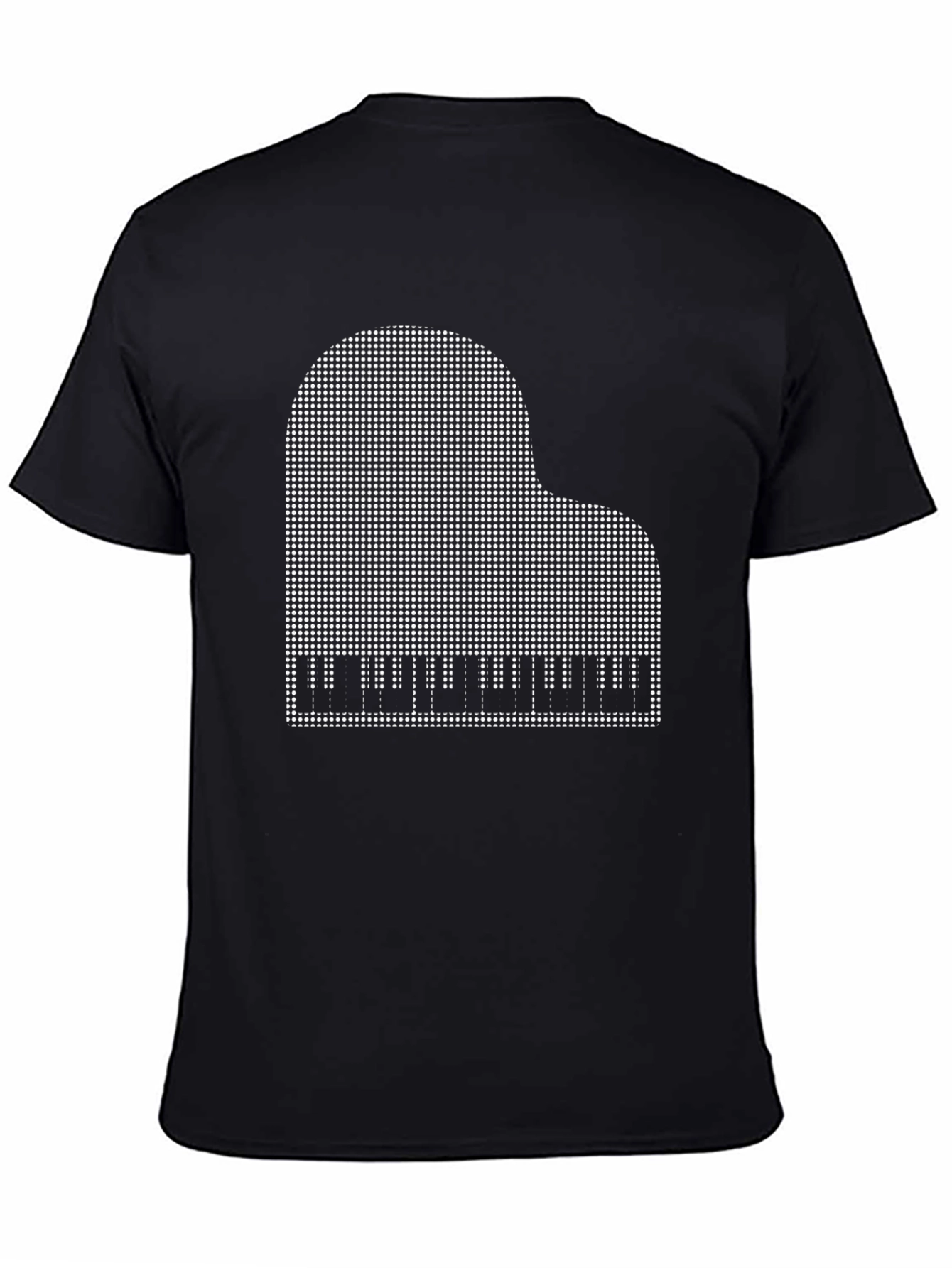 Piano Graphic Tee - Music Lovers T-Shirt