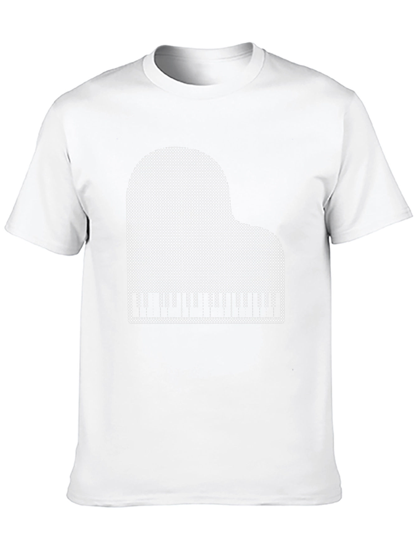 Piano Graphic Tee - Music Lovers T-Shirt