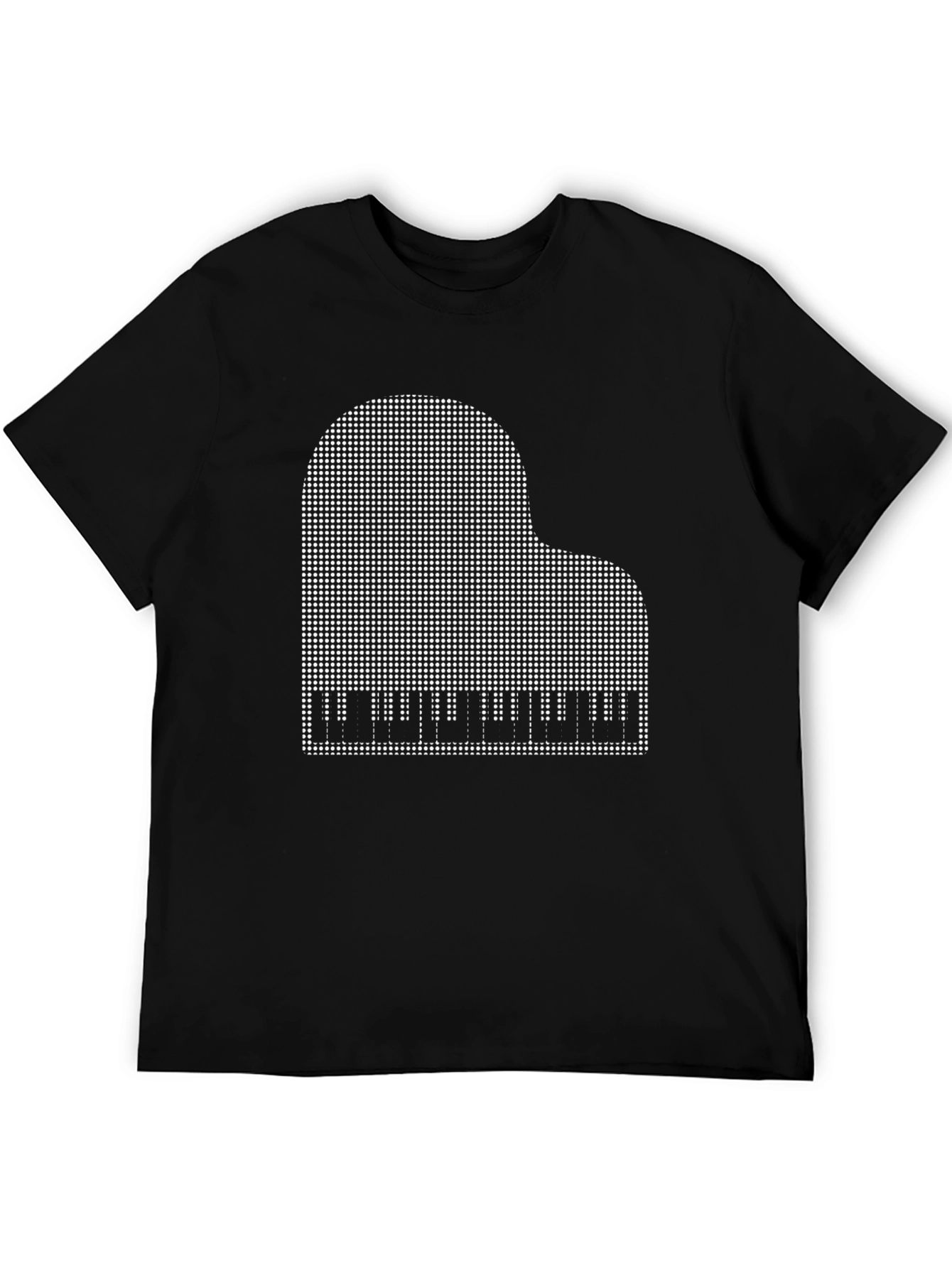 Piano Graphic Tee - Music Lovers T-Shirt