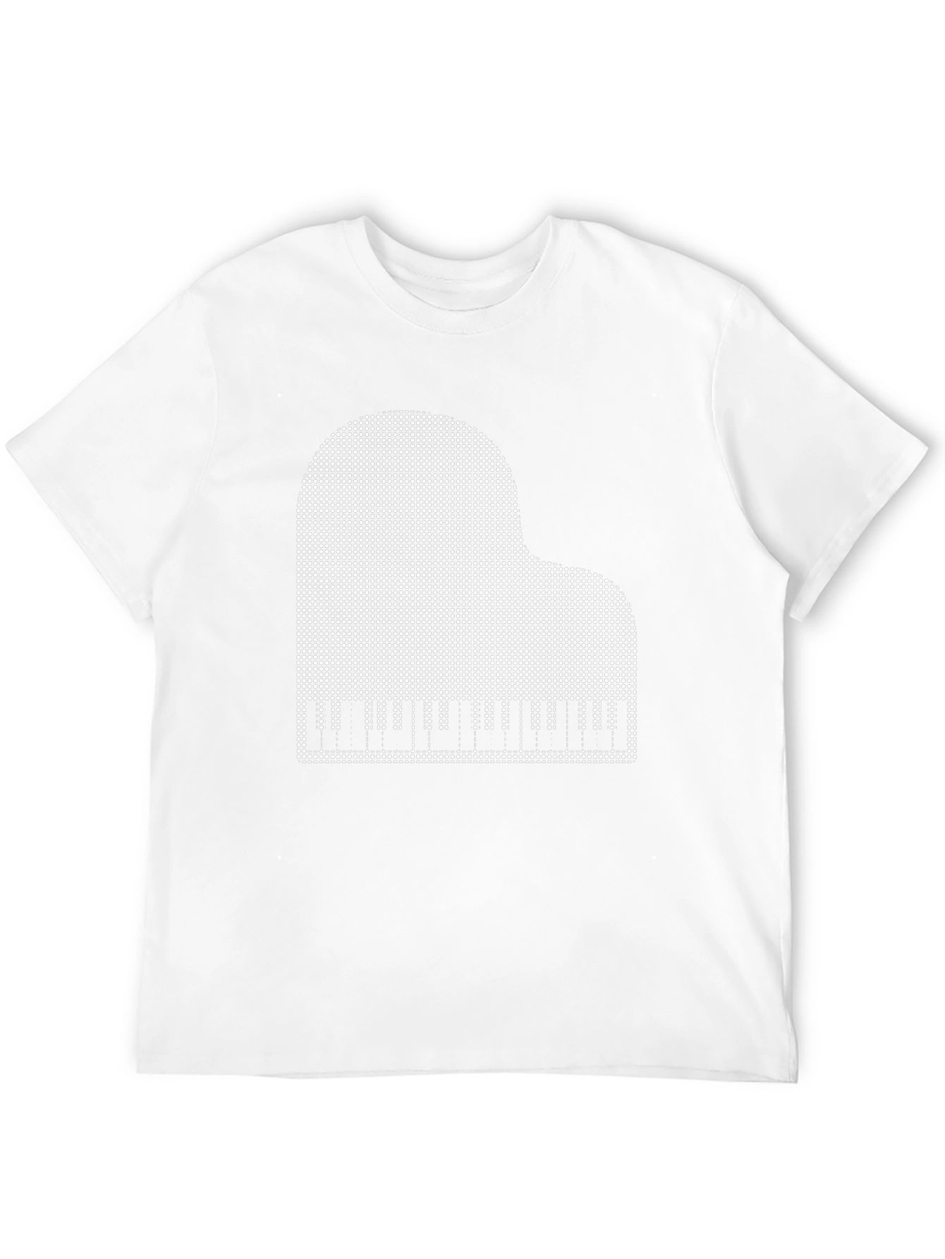 Piano Graphic Tee - Music Lovers T-Shirt