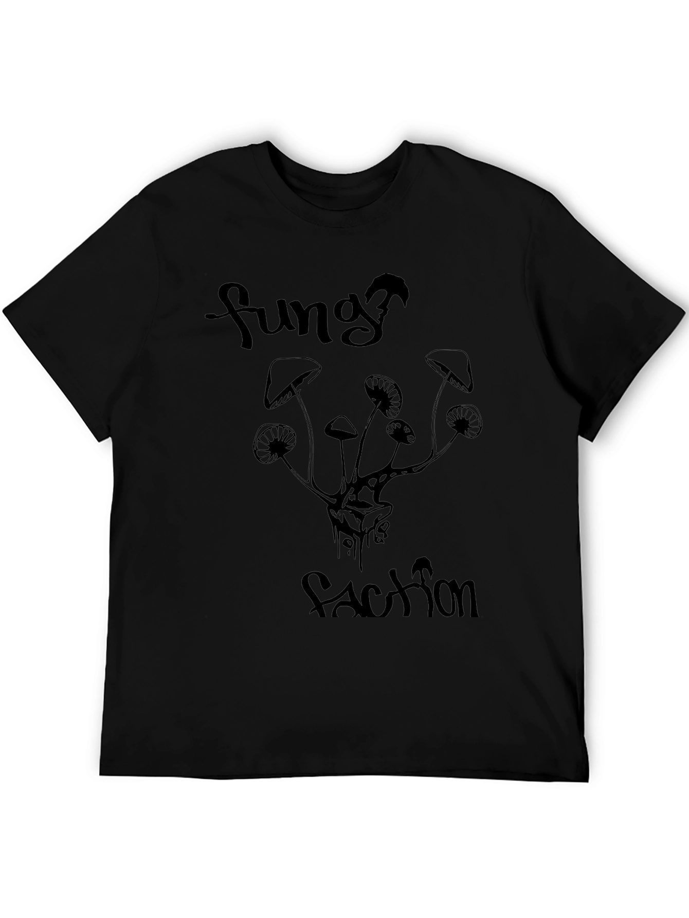 Funky Fungi T-Shirt - Black