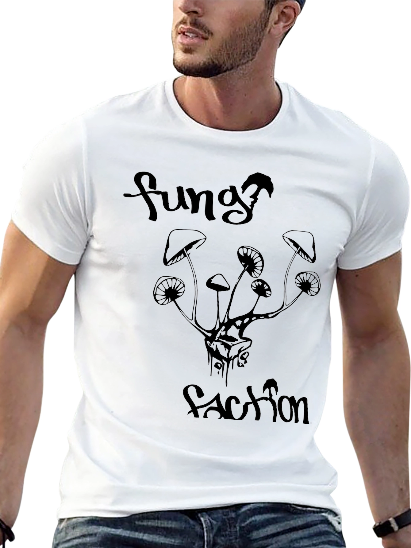 Funky Fungi T-Shirt - Black