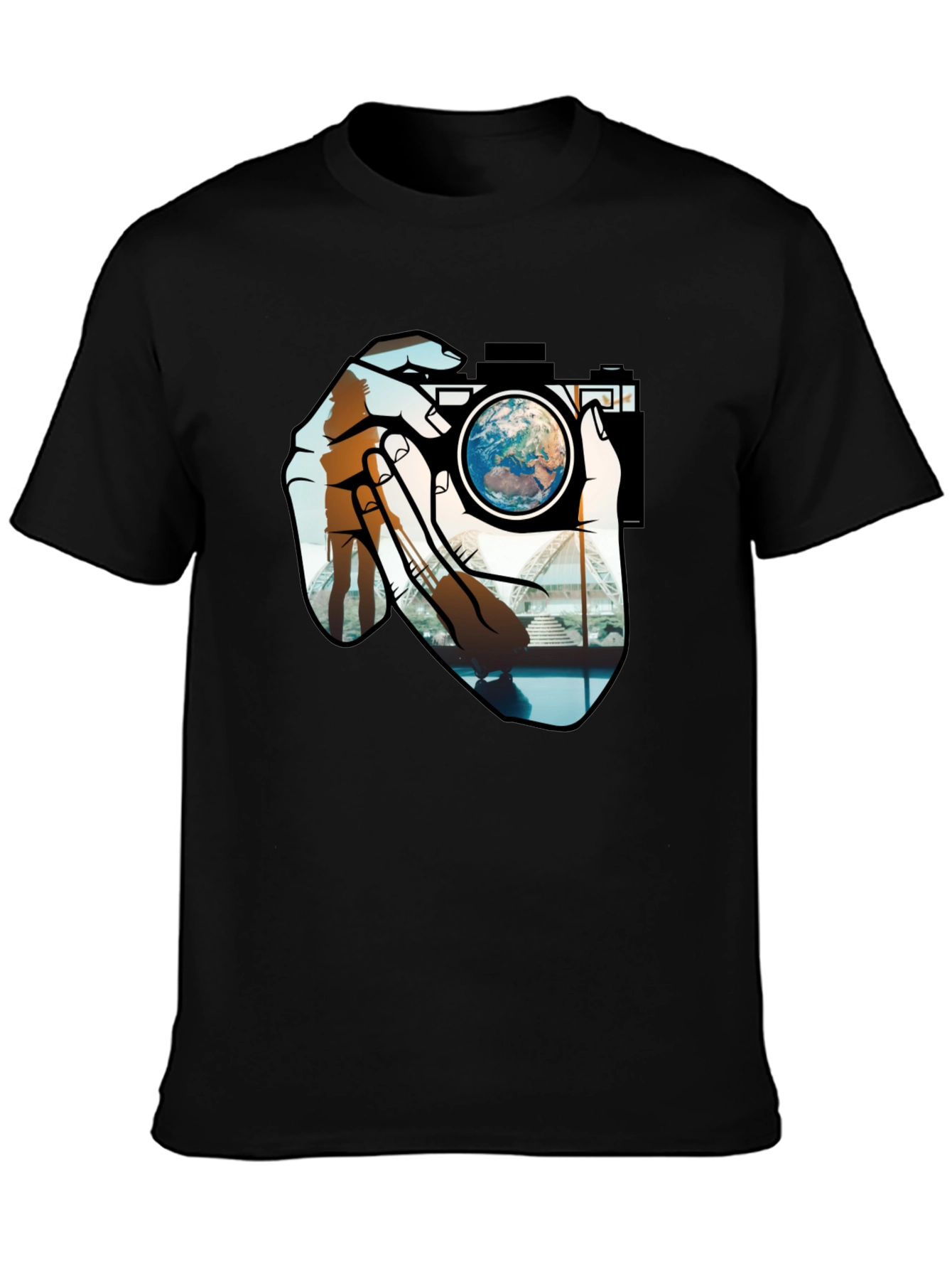 World View Camera T-Shirt