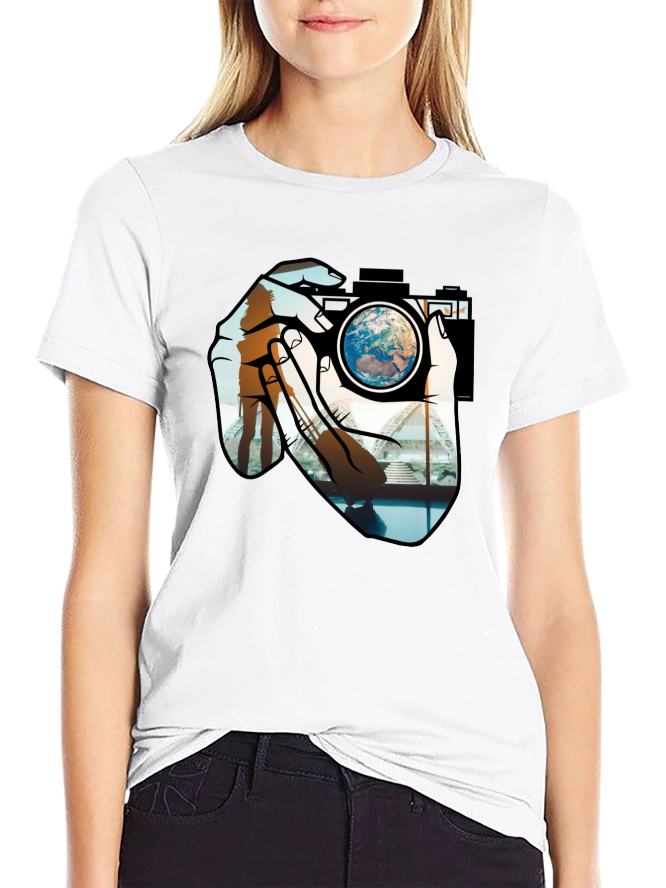 World View Camera T-Shirt