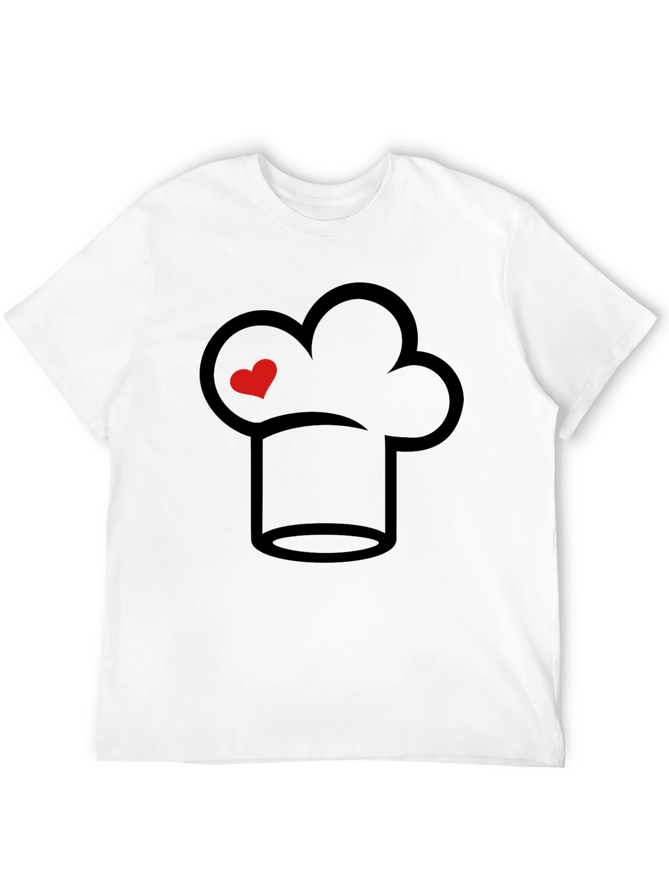 Chef Hat Heart Graphic Tee - Culinary Passion