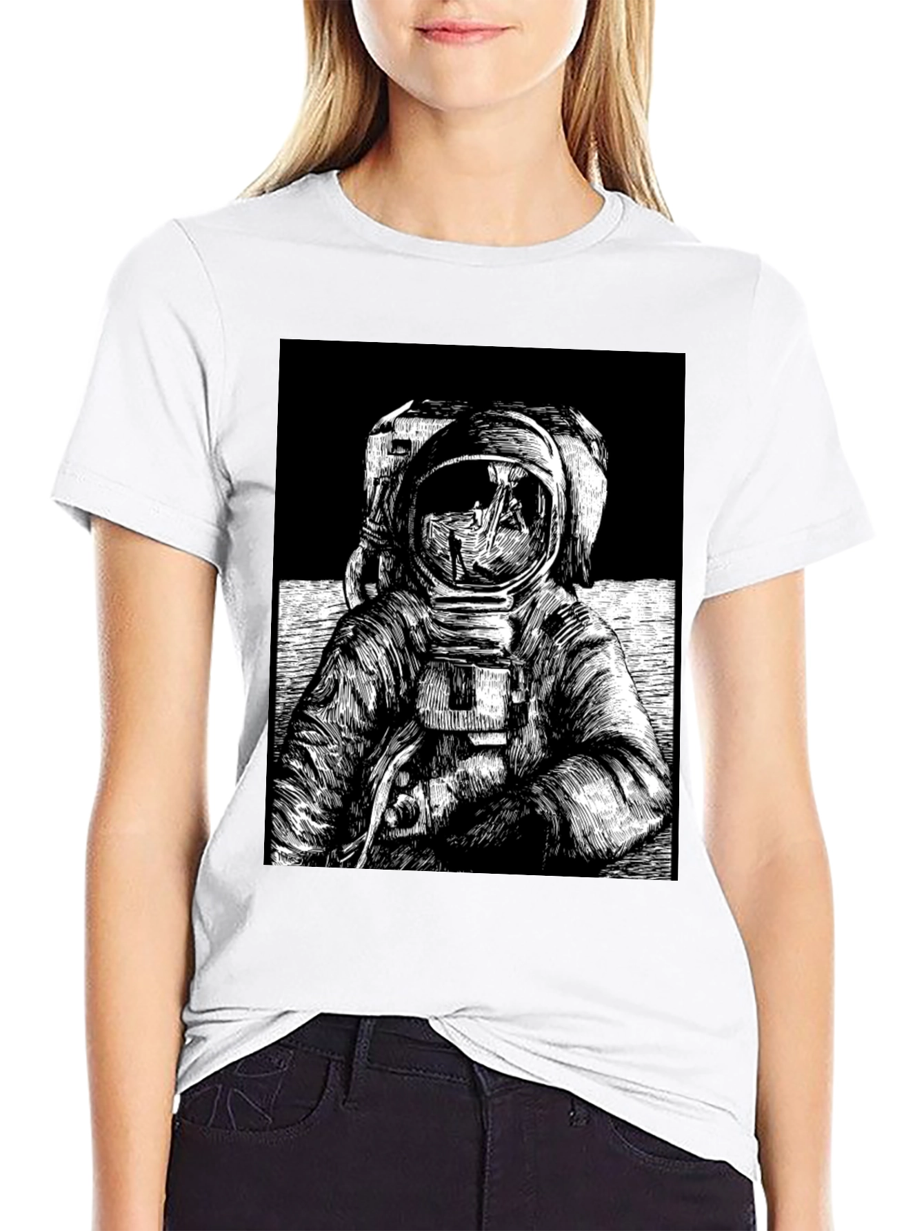 Astronaut Graphic Tee - Space Explorer T-Shirt