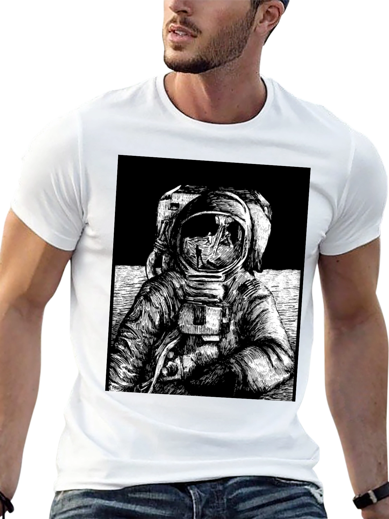 Astronaut Graphic Tee - Space Explorer T-Shirt