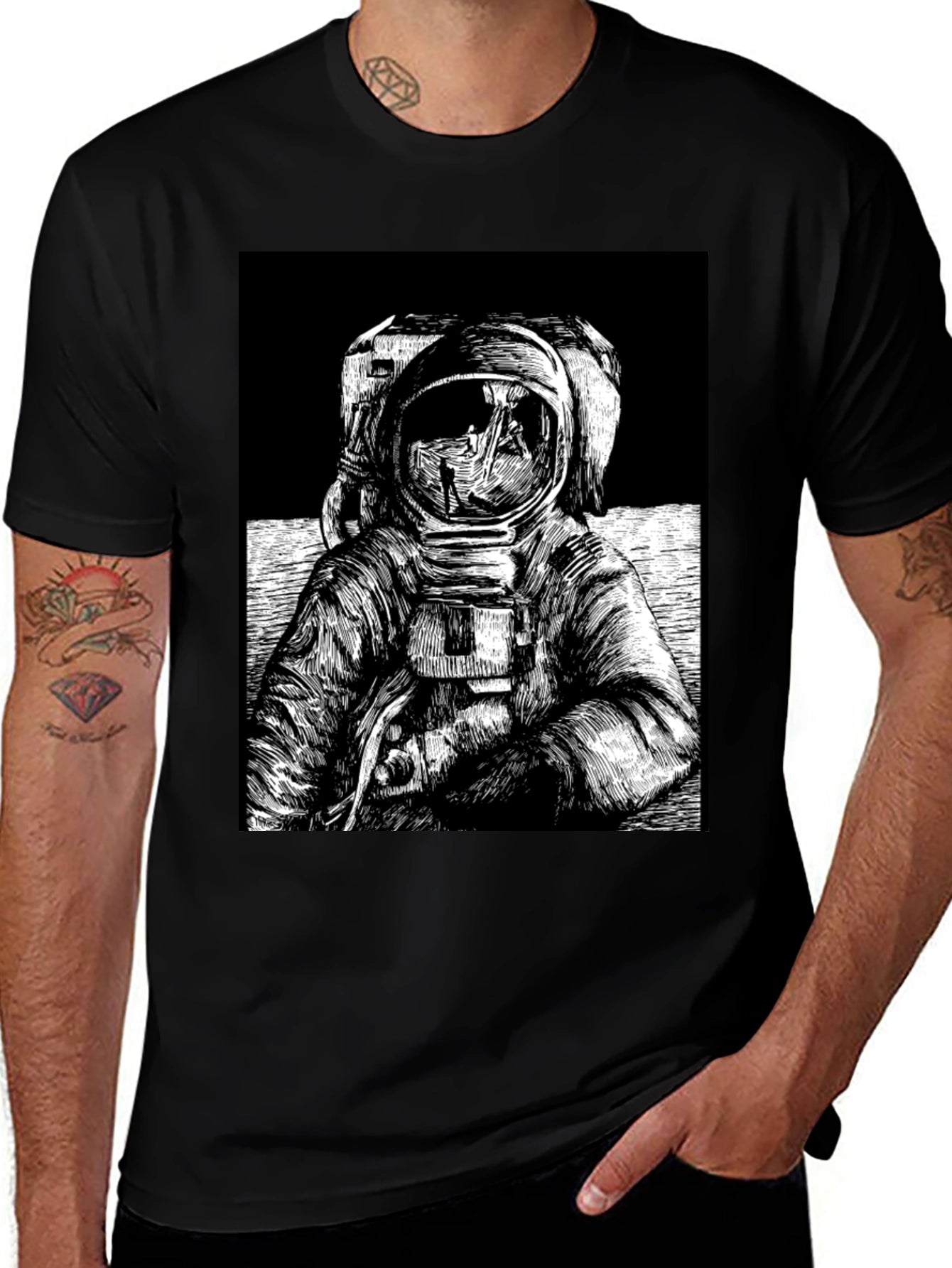 Astronaut Graphic Tee - Space Explorer T-Shirt