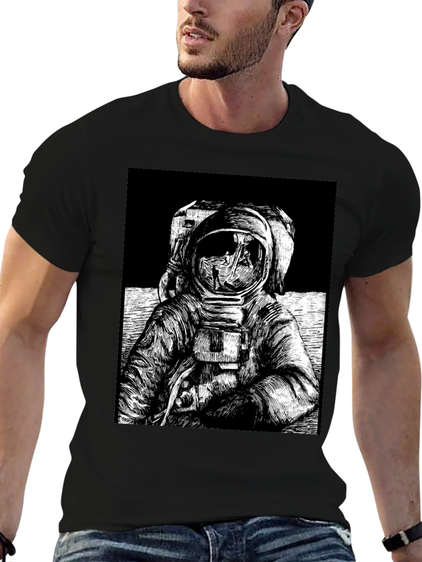 Astronaut Graphic Tee - Space Explorer T-Shirt