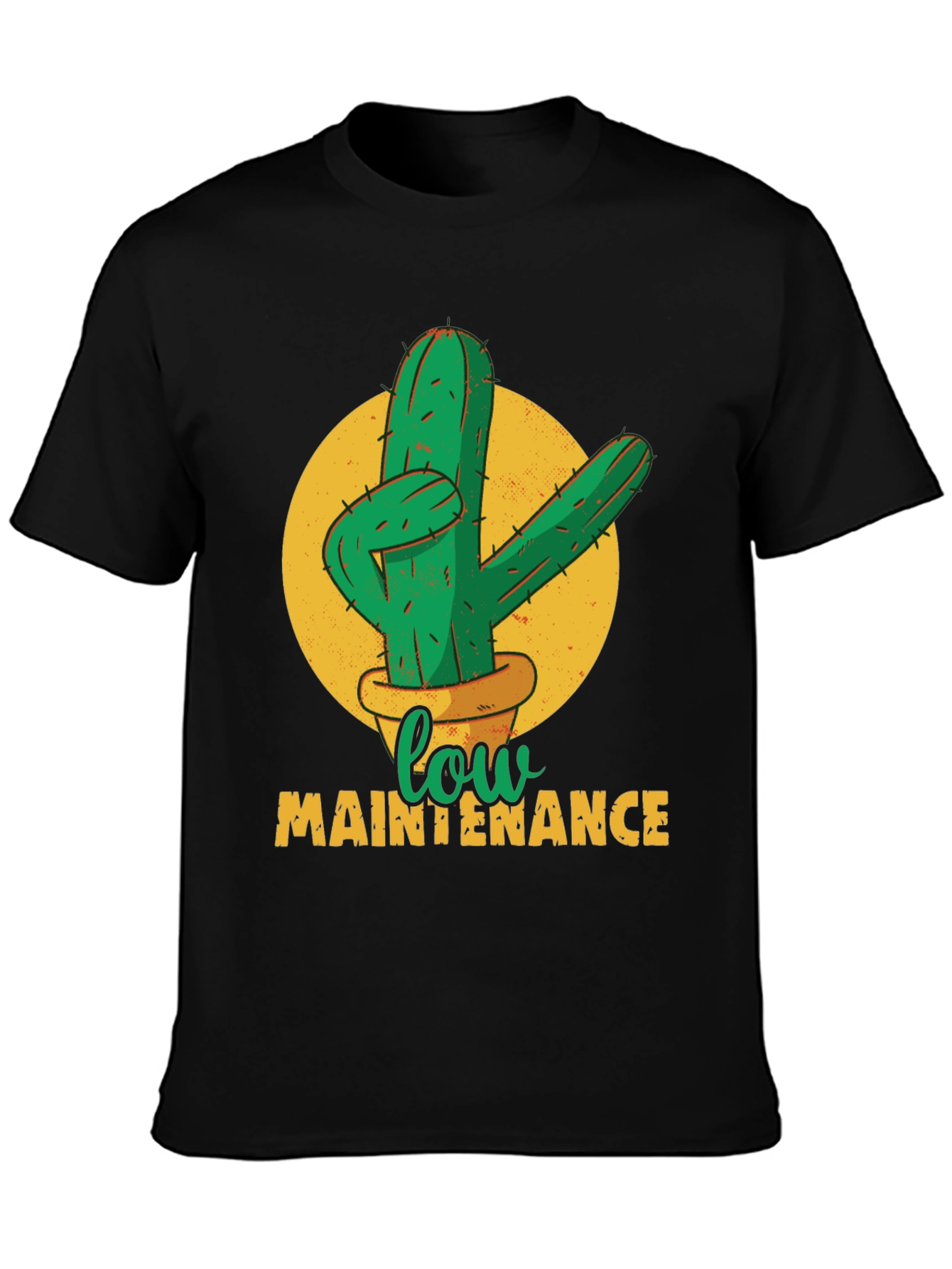 Low Maintenance Cactus Graphic Tee - Unisex