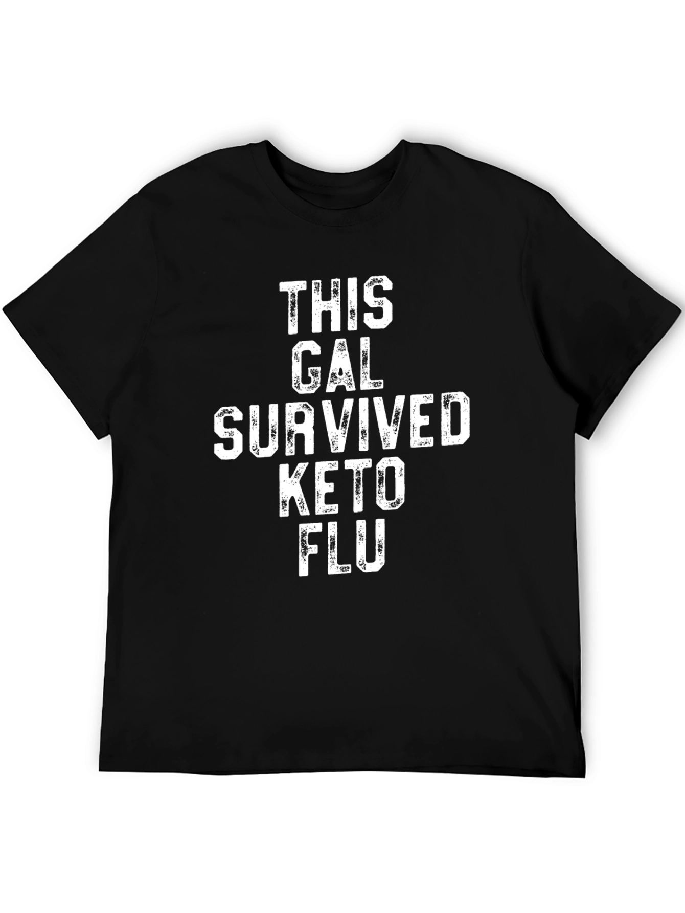 Keto Flu Survivor Graphic T-Shirt