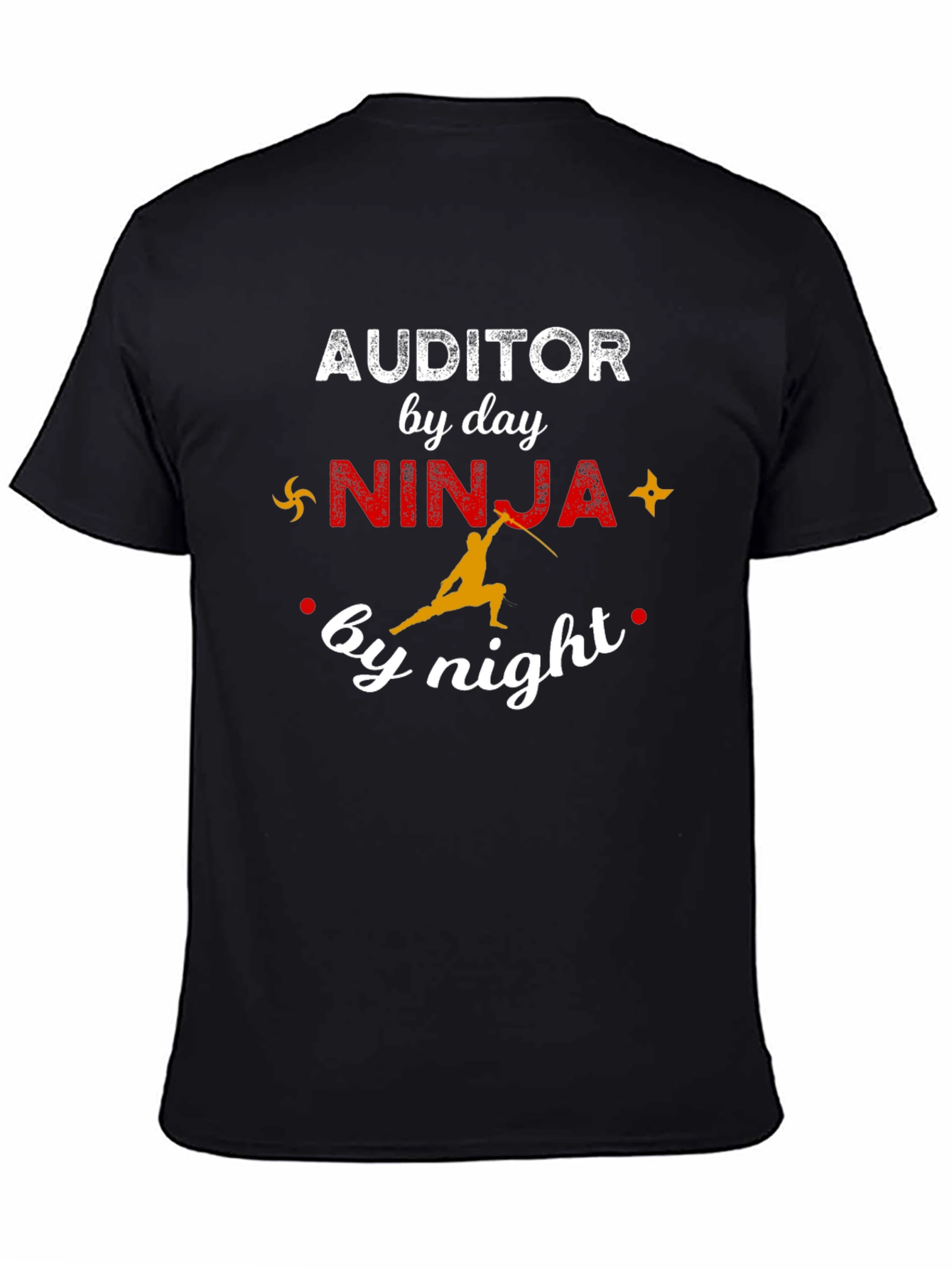 Auditor by Day Ninja by Night Funny T-Shirt