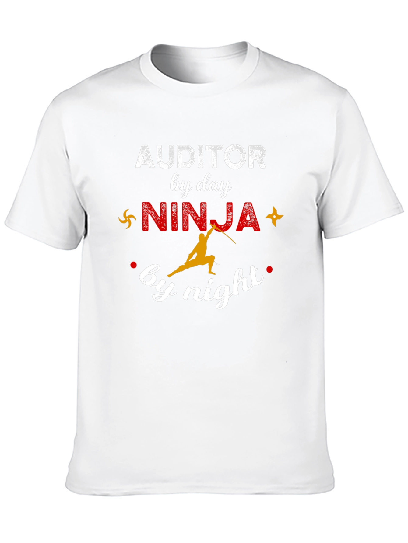 Auditor by Day Ninja by Night Funny T-Shirt