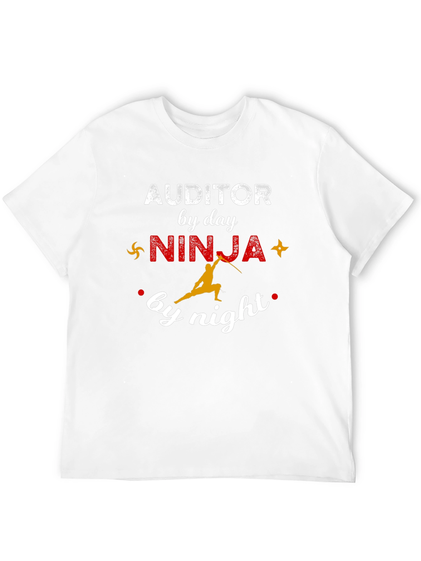 Auditor by Day Ninja by Night Funny T-Shirt