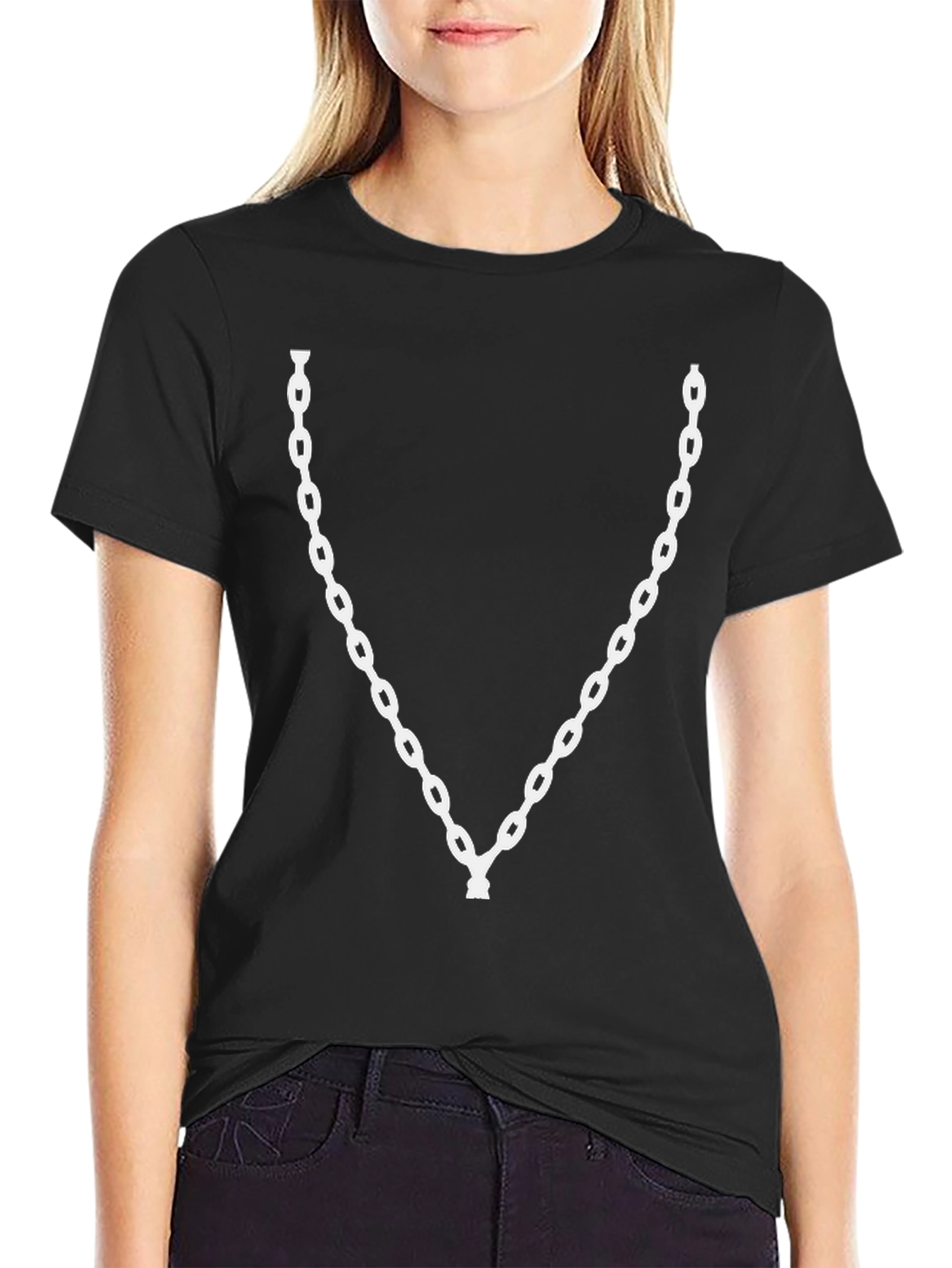 Chain Graphic Tee - Mens Black T-Shirt