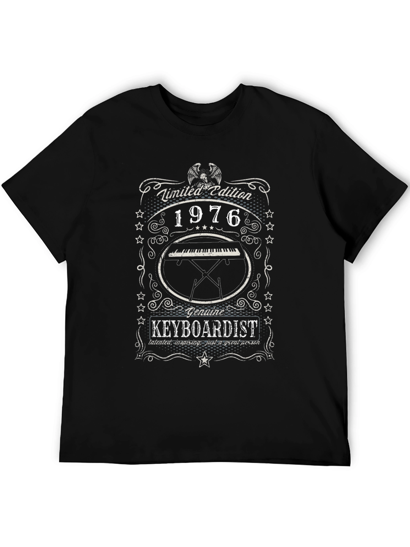 Limited Edition 1976 Keyboardist Graphic T-Shirt