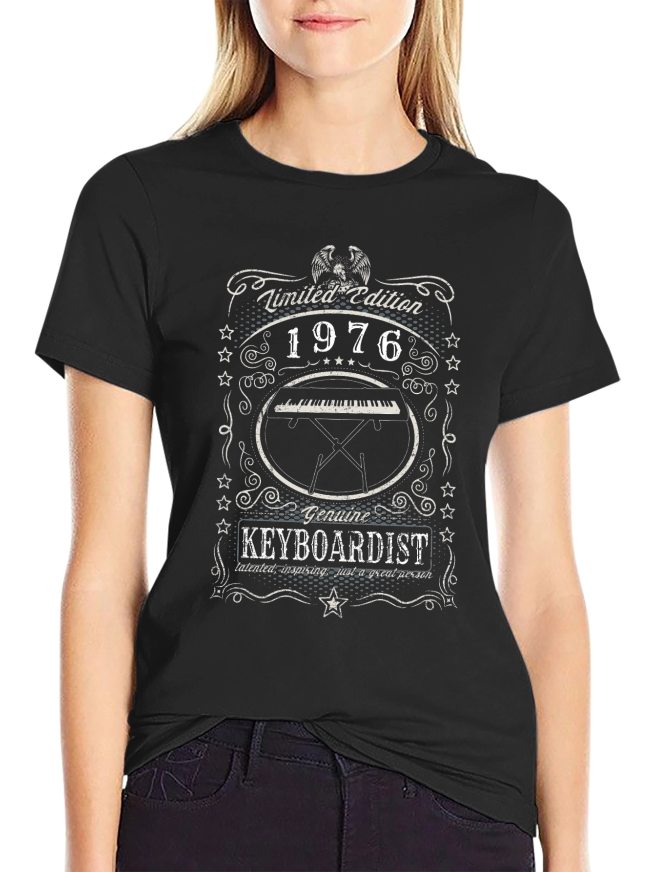 Limited Edition 1976 Keyboardist Graphic T-Shirt