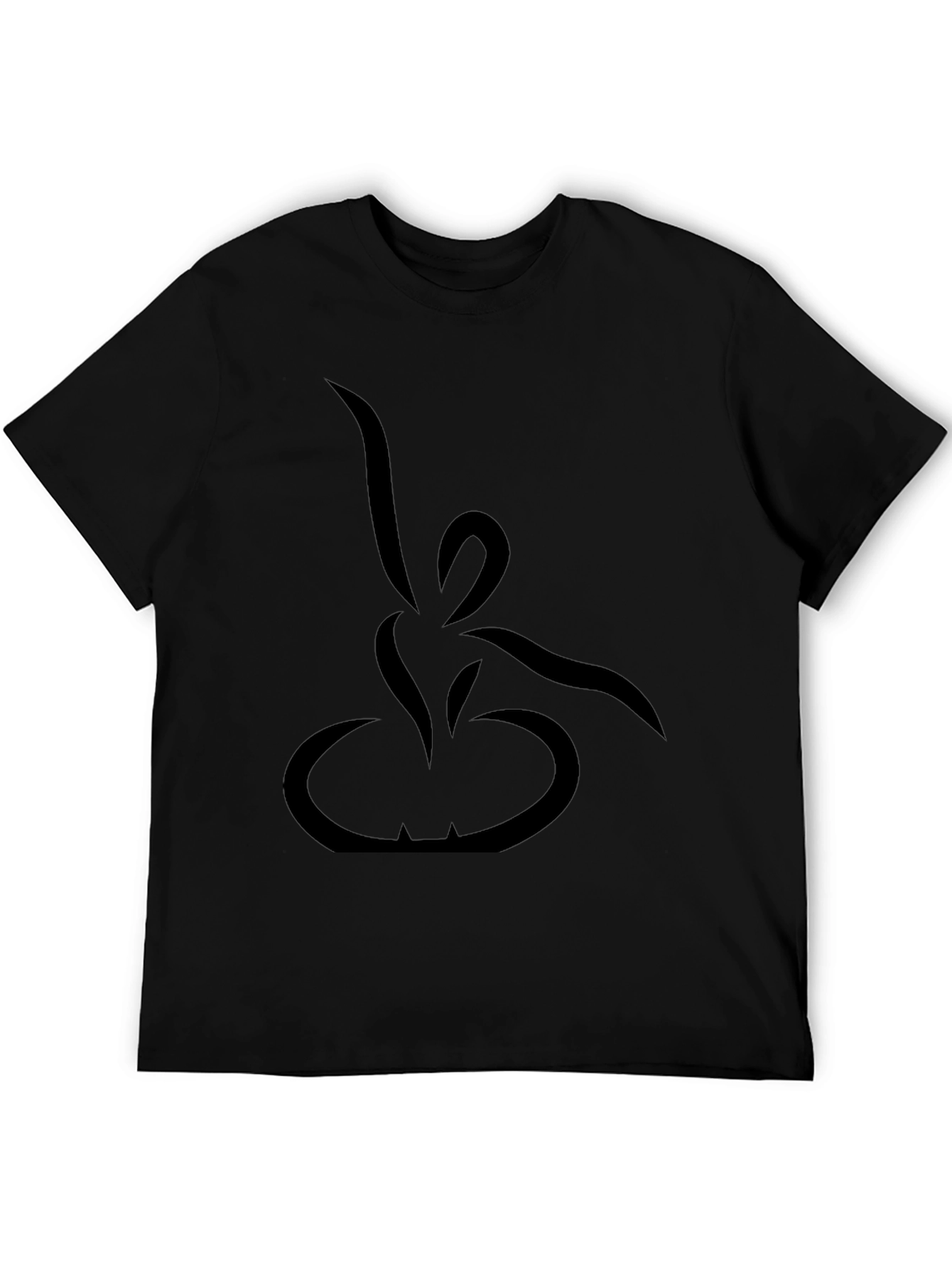 Modern Minimalist Black Graphic Tee