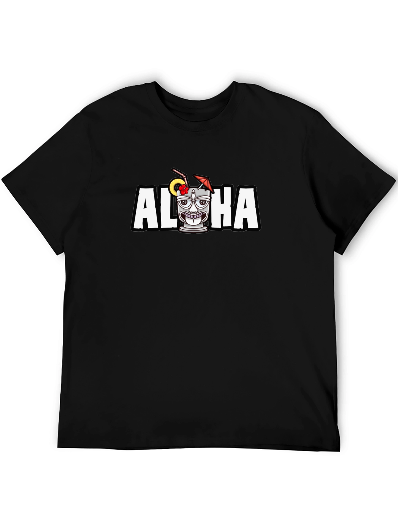 Aloha Tiki Graphic T-Shirt - Island Vibes