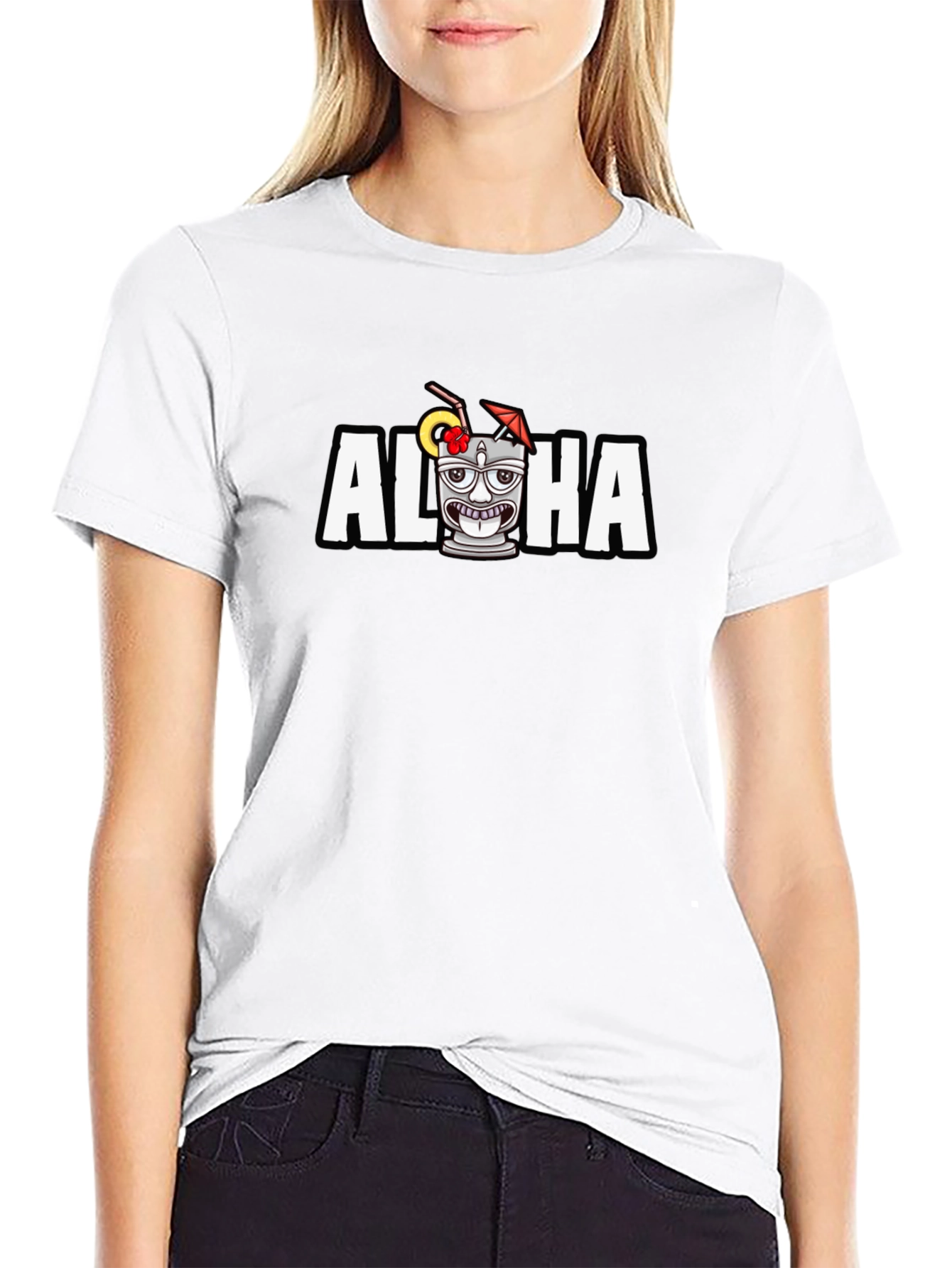 Aloha Tiki Graphic T-Shirt - Island Vibes