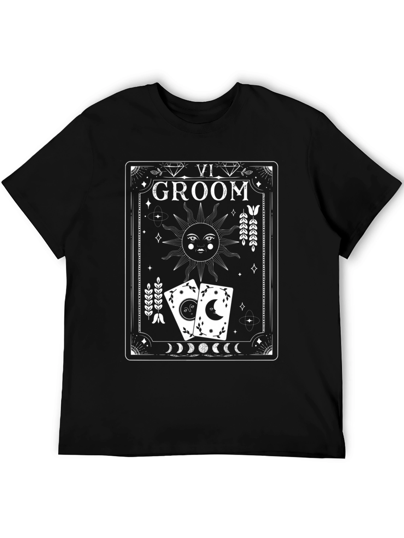 Groom Tarot Card Graphic Tee - Stylish Unisex Shirt