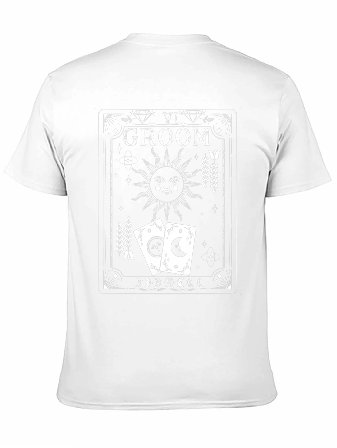 Groom Tarot Card Graphic Tee - Stylish Unisex Shirt
