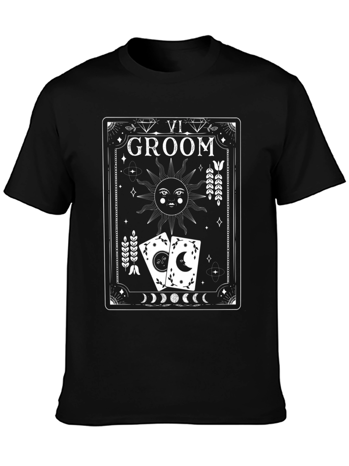 Groom Tarot Card Graphic Tee - Stylish Unisex Shirt