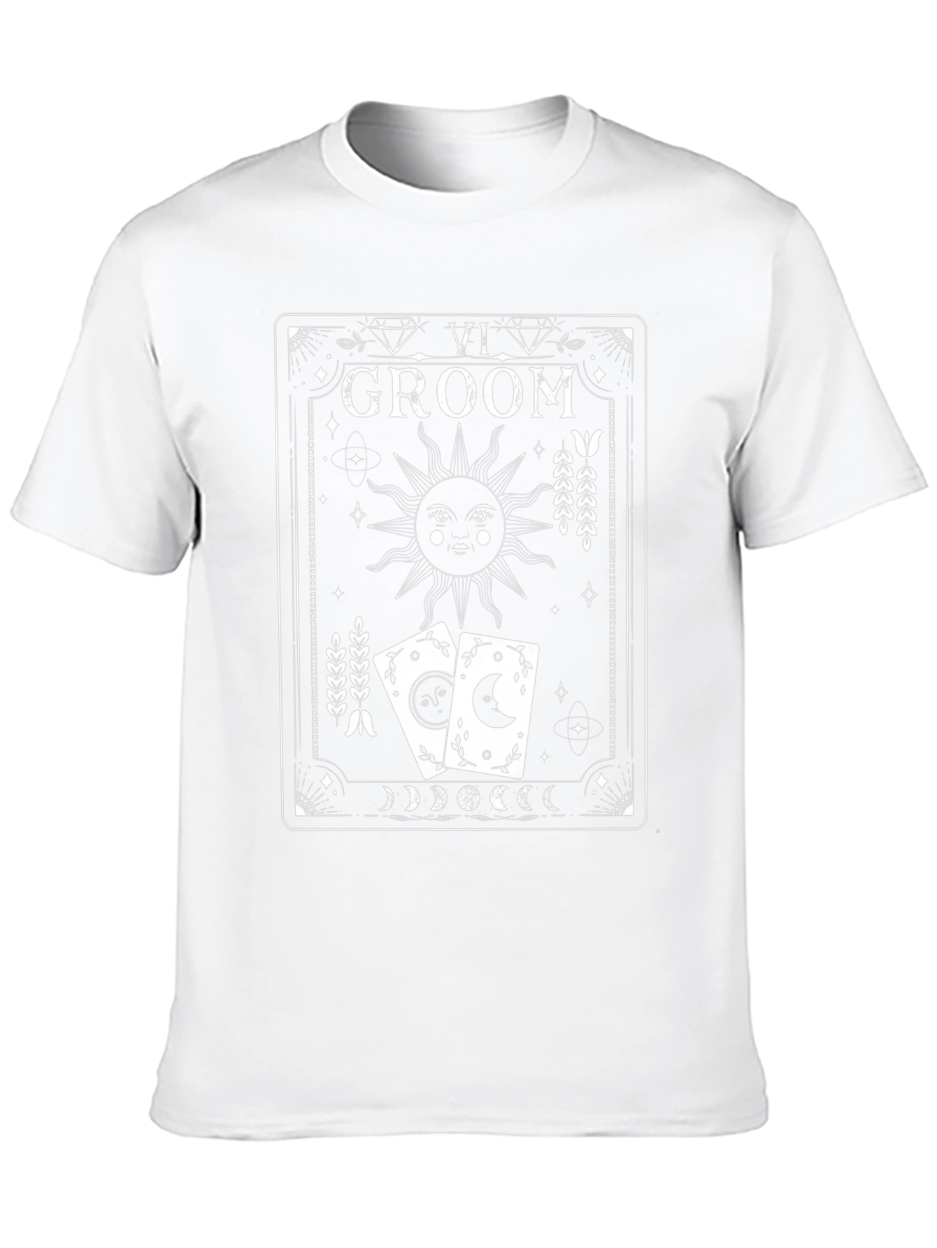 Groom Tarot Card Graphic Tee - Stylish Unisex Shirt