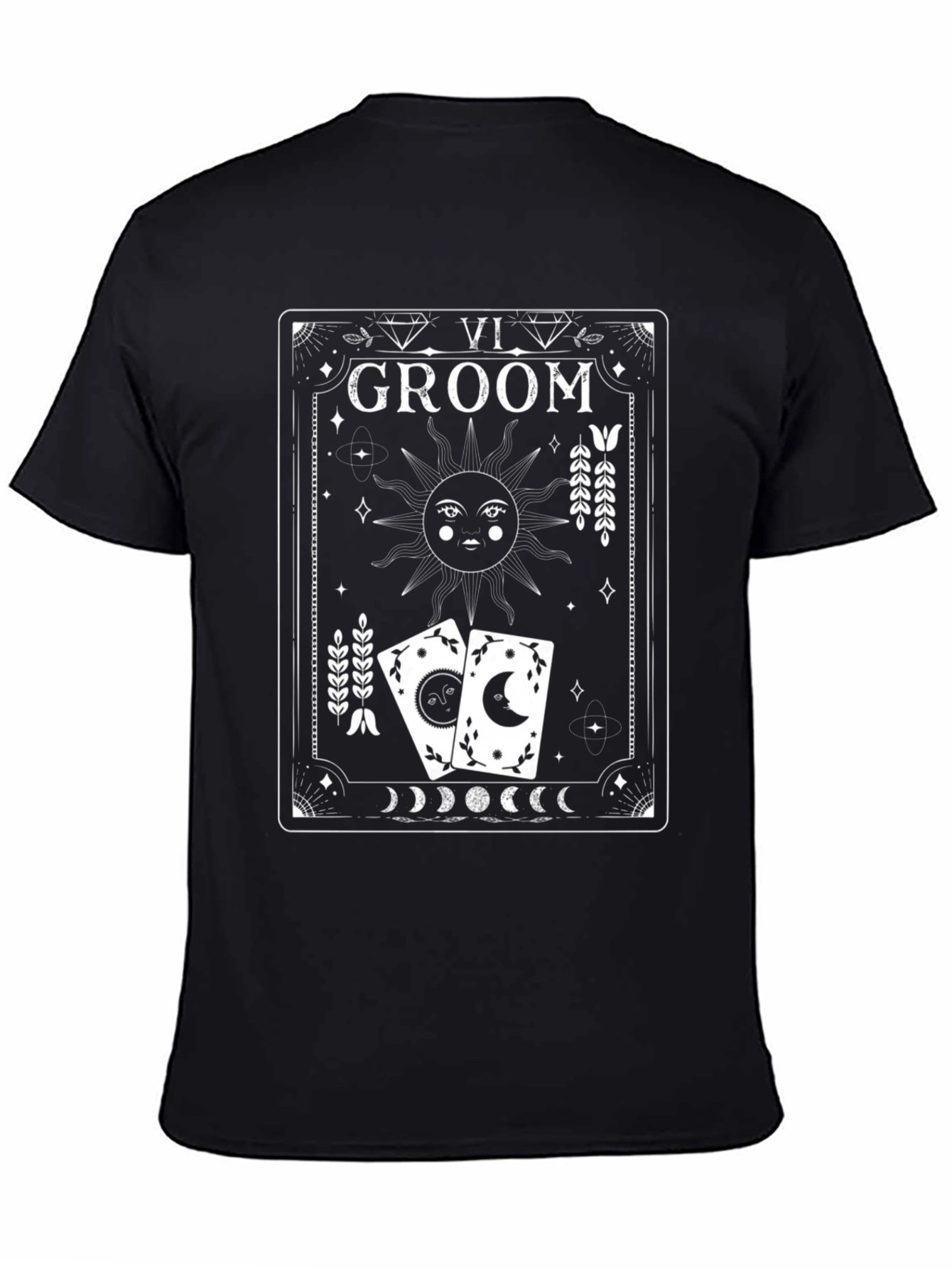 Groom Tarot Card Graphic Tee - Stylish Unisex Shirt