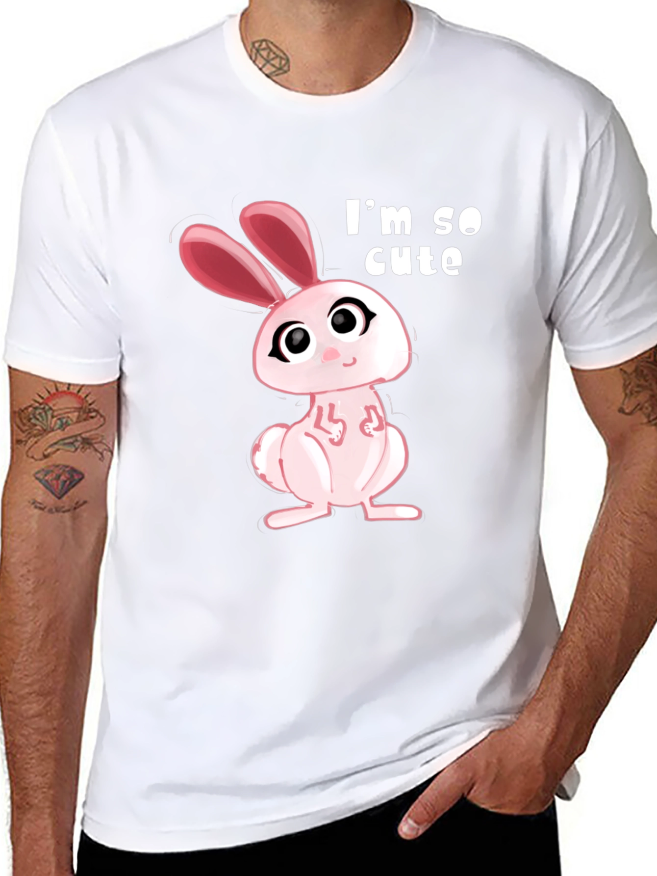Cute Bunny T-Shirt - Im So Cute