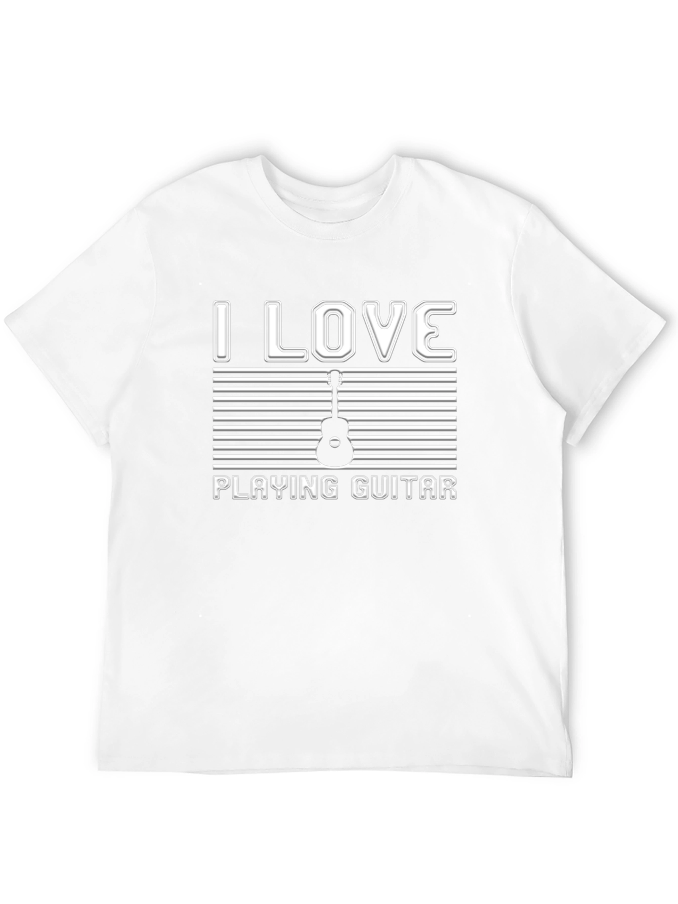 I Love Playing Guitar T-Shirt - Musician Apparel