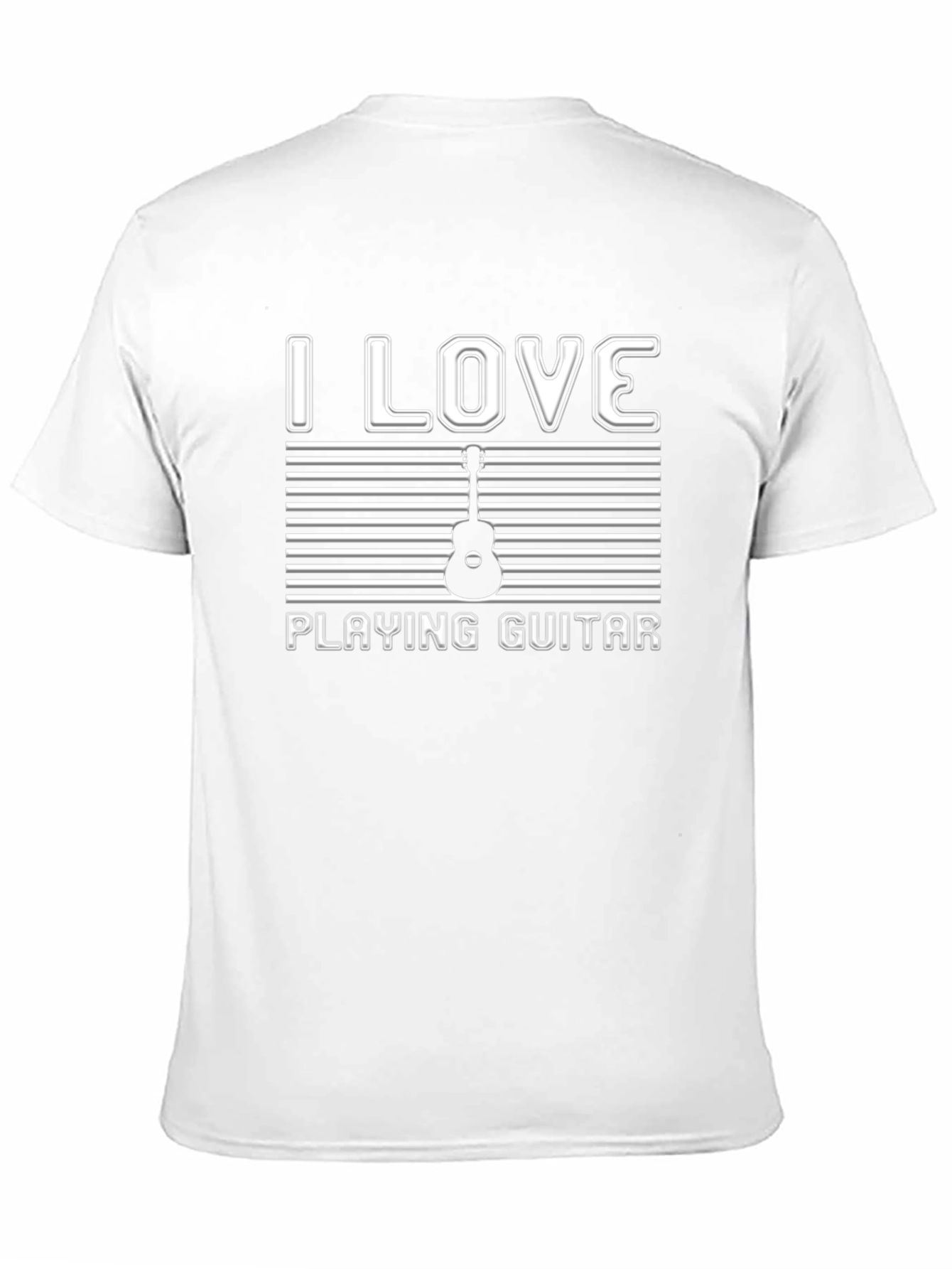 I Love Playing Guitar T-Shirt - Musician Apparel