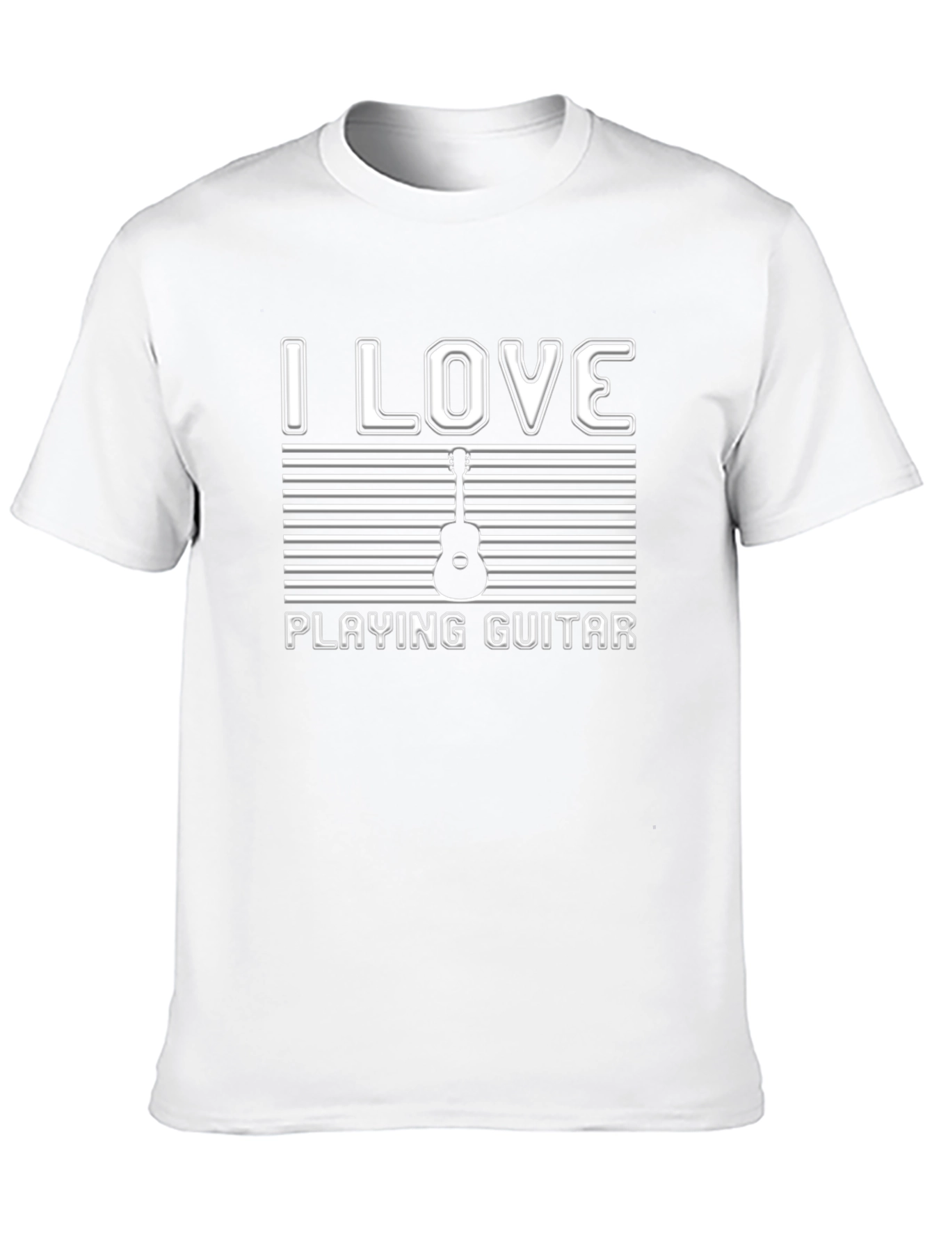 I Love Playing Guitar T-Shirt - Musician Apparel