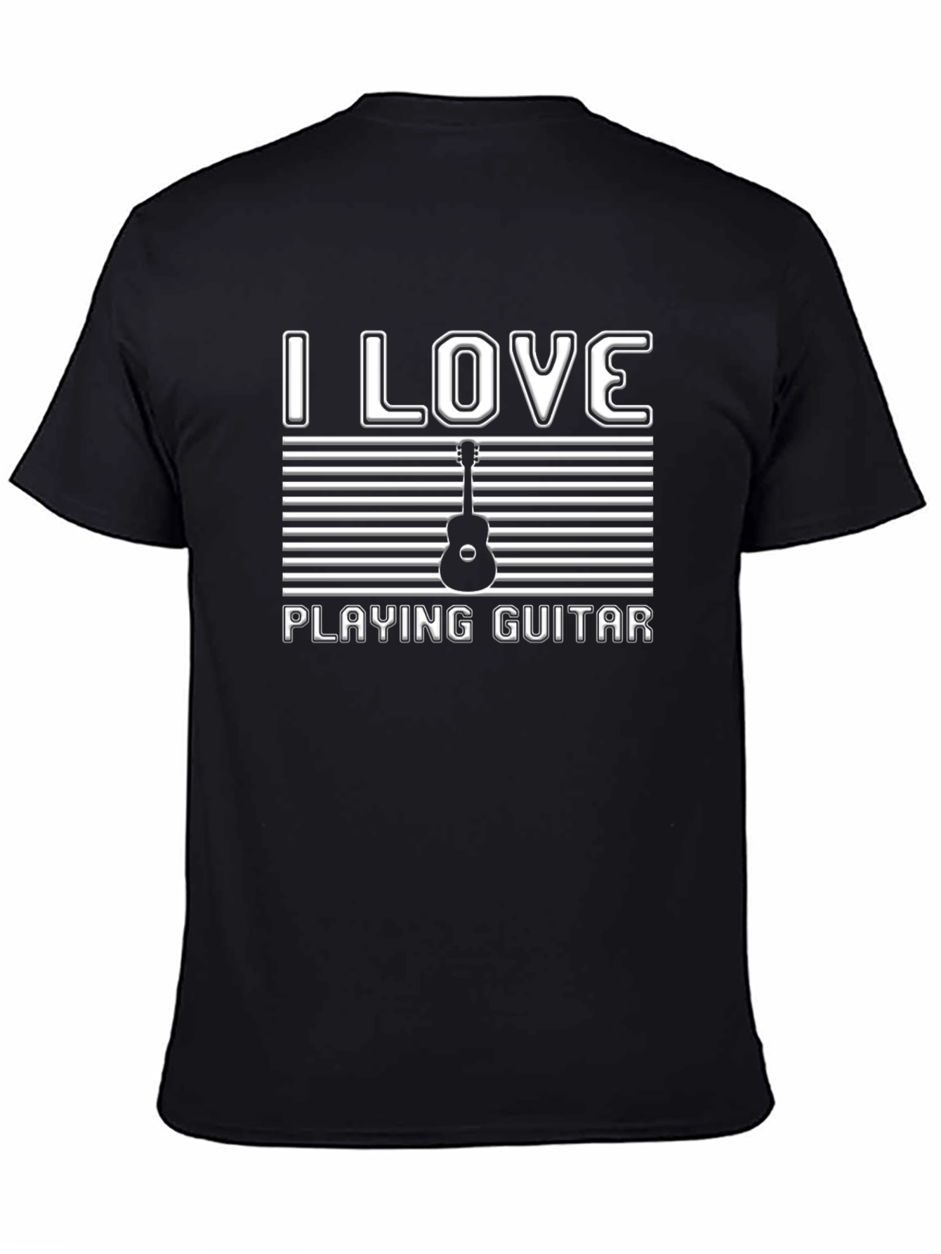 I Love Playing Guitar T-Shirt - Musician Apparel